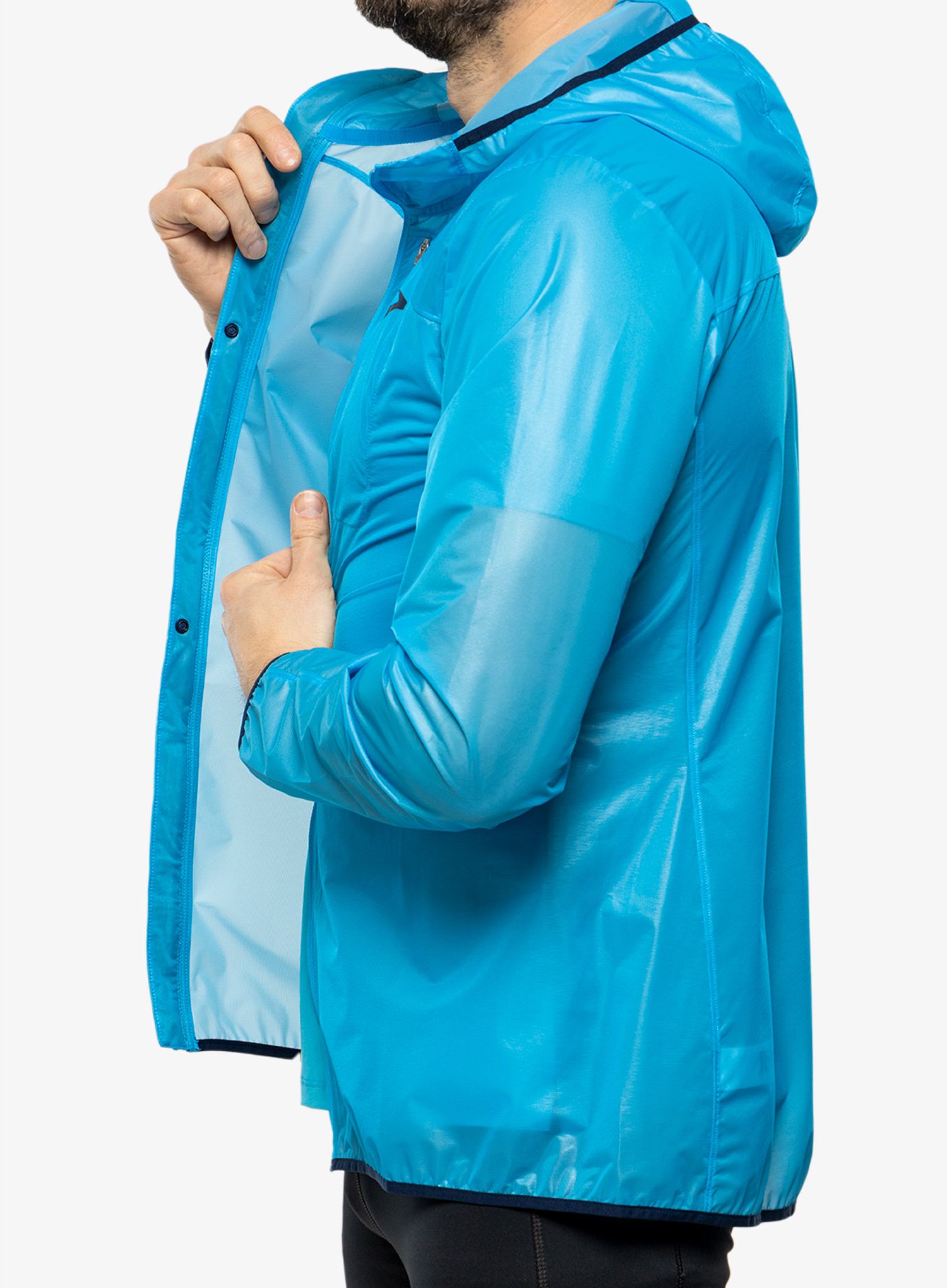Tekaška jakna Brooks All Altitude Jacket - spring break/navy