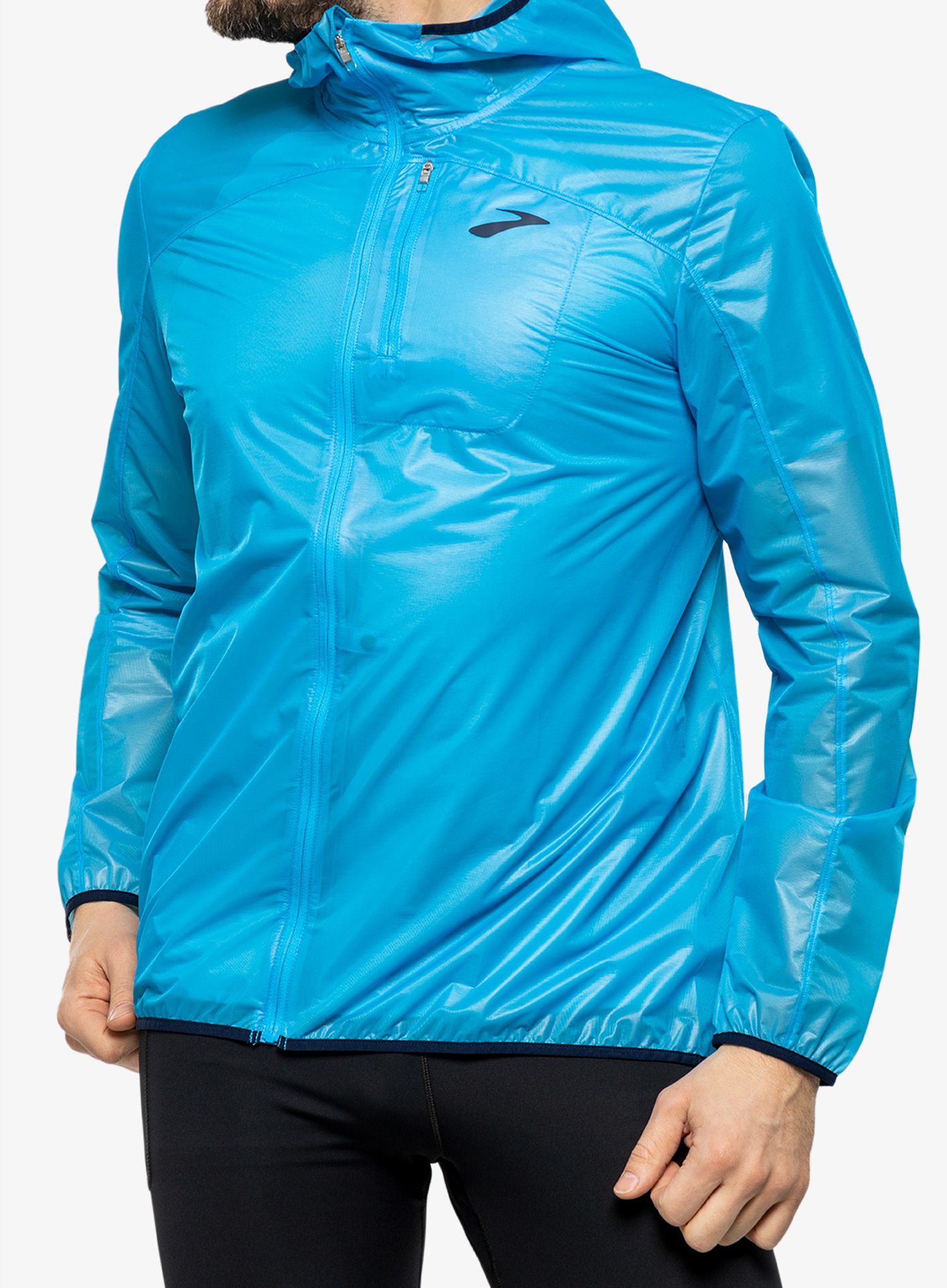 Tekaška jakna Brooks All Altitude Jacket - spring break/navy