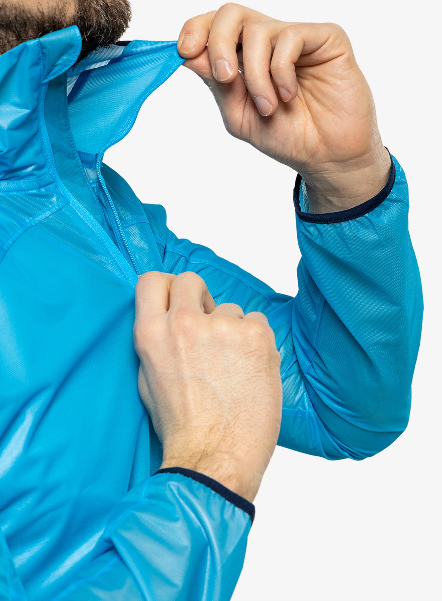 Tekaška jakna Brooks All Altitude Jacket - spring break/navy