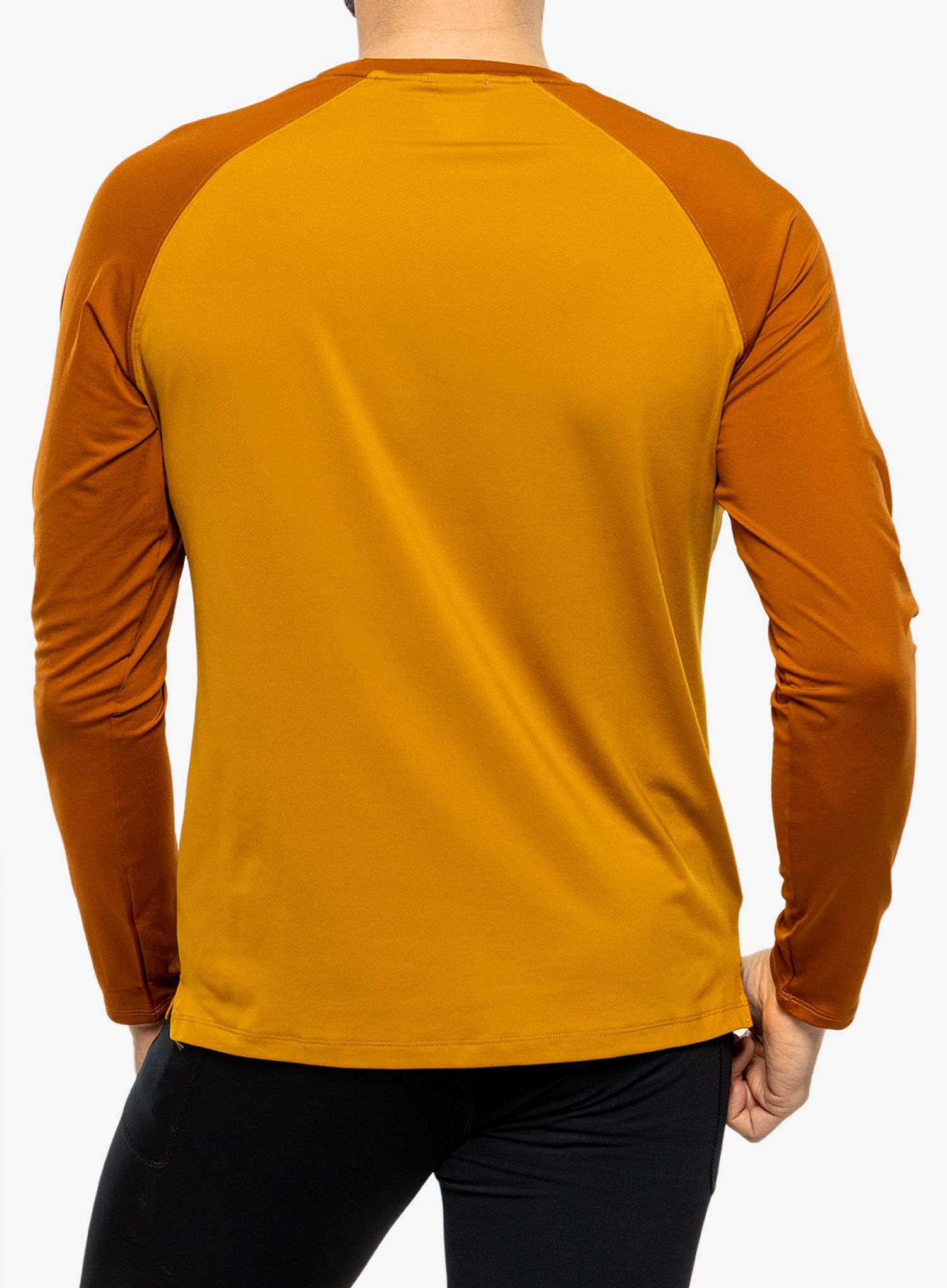 Tekaška jopica Brooks Atmosphere Long Sleeve 2.0 - ochre/hazelwood