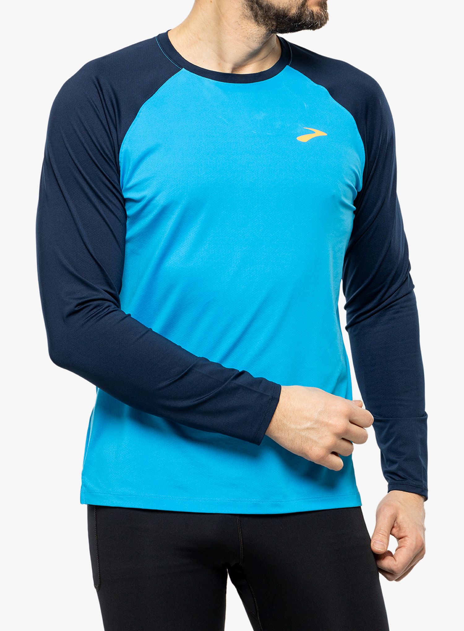 Tekaška jopica Brooks Atmosphere Long Sleeve 2.0 - spring break/navy