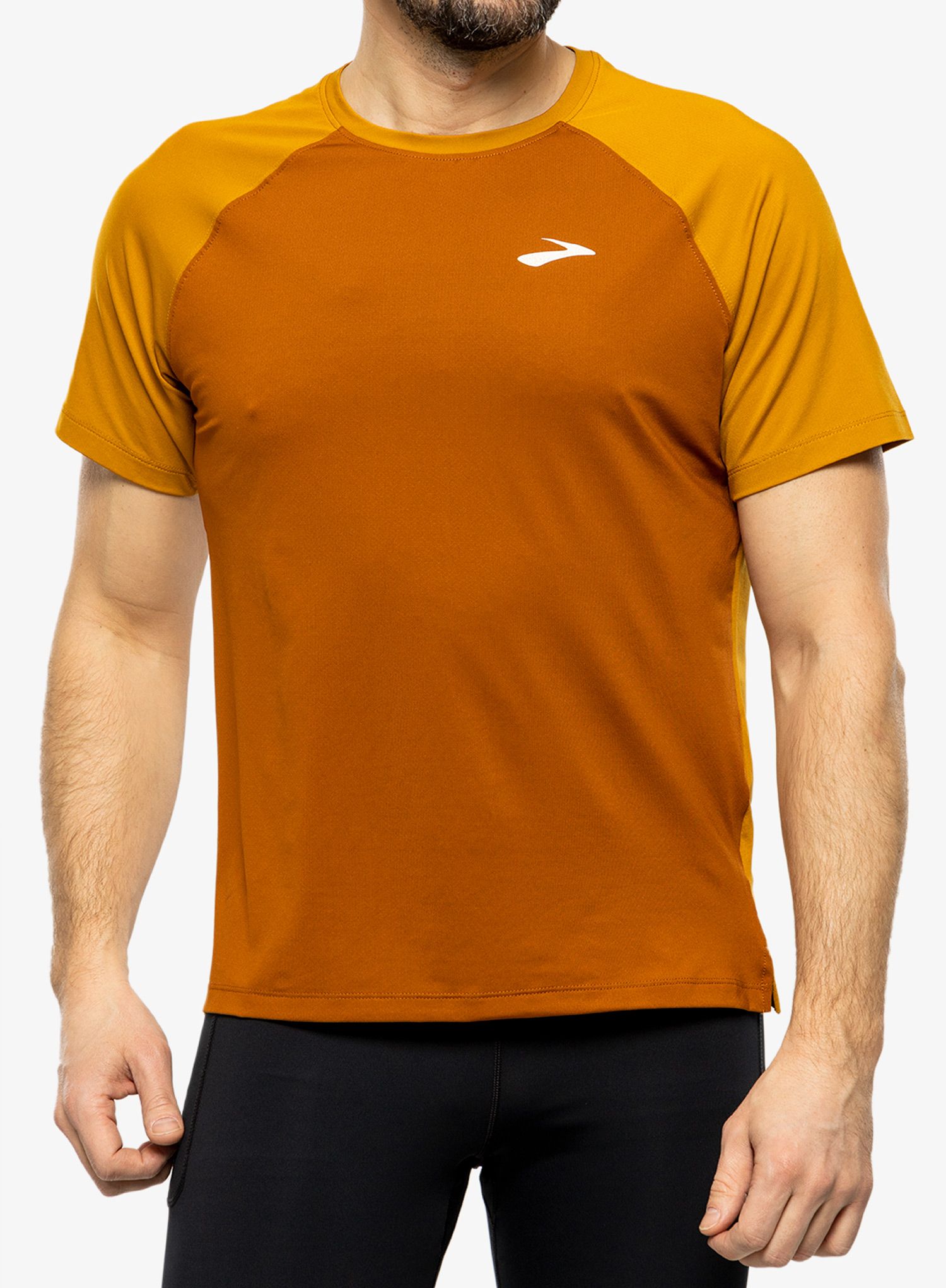 Tekaška majica Brooks Atmosphere Short Sleeve 2.0 - hazelwood/ochre