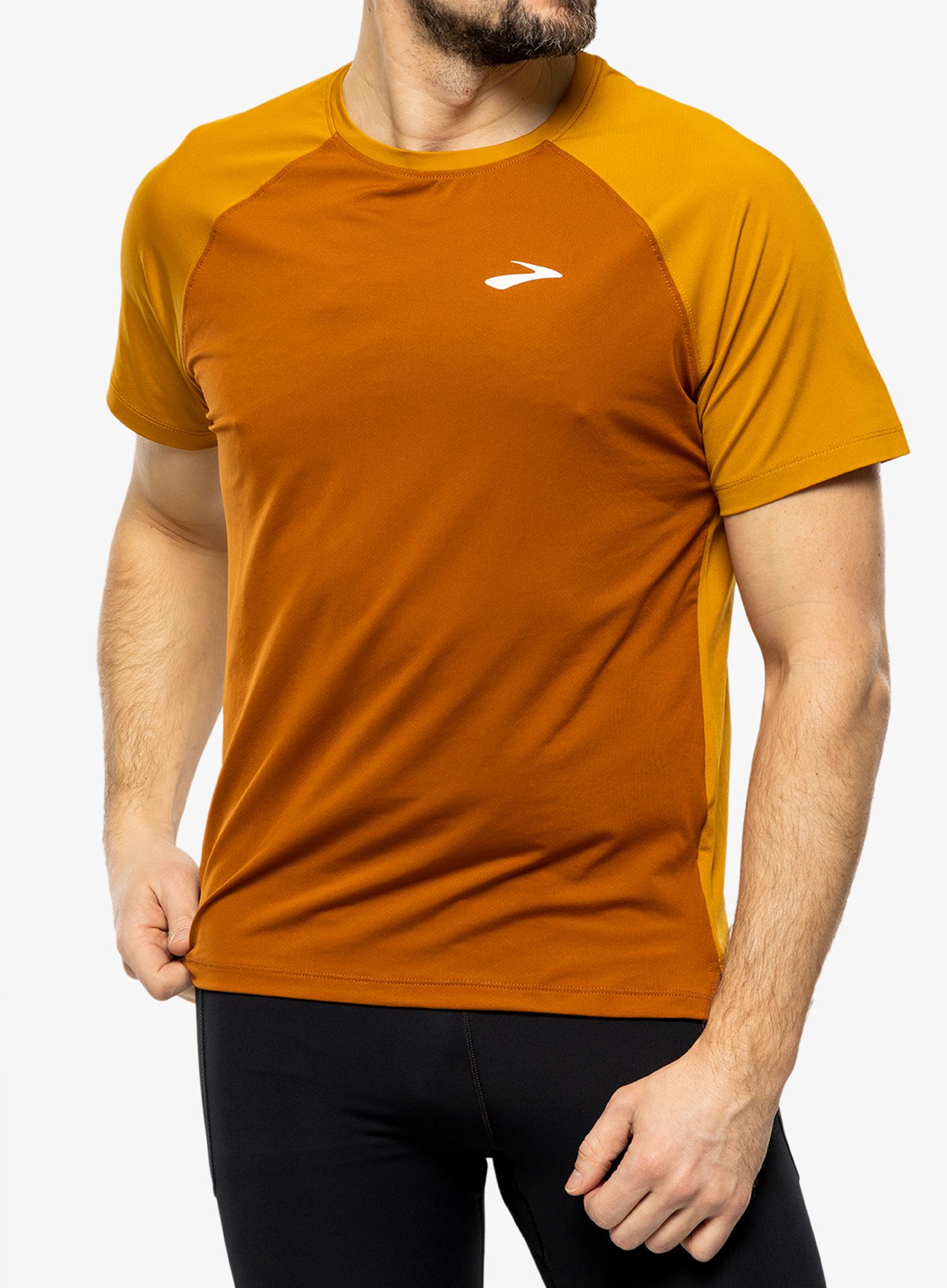 Tekaška majica Brooks Atmosphere Short Sleeve 2.0 - hazelwood/ochre