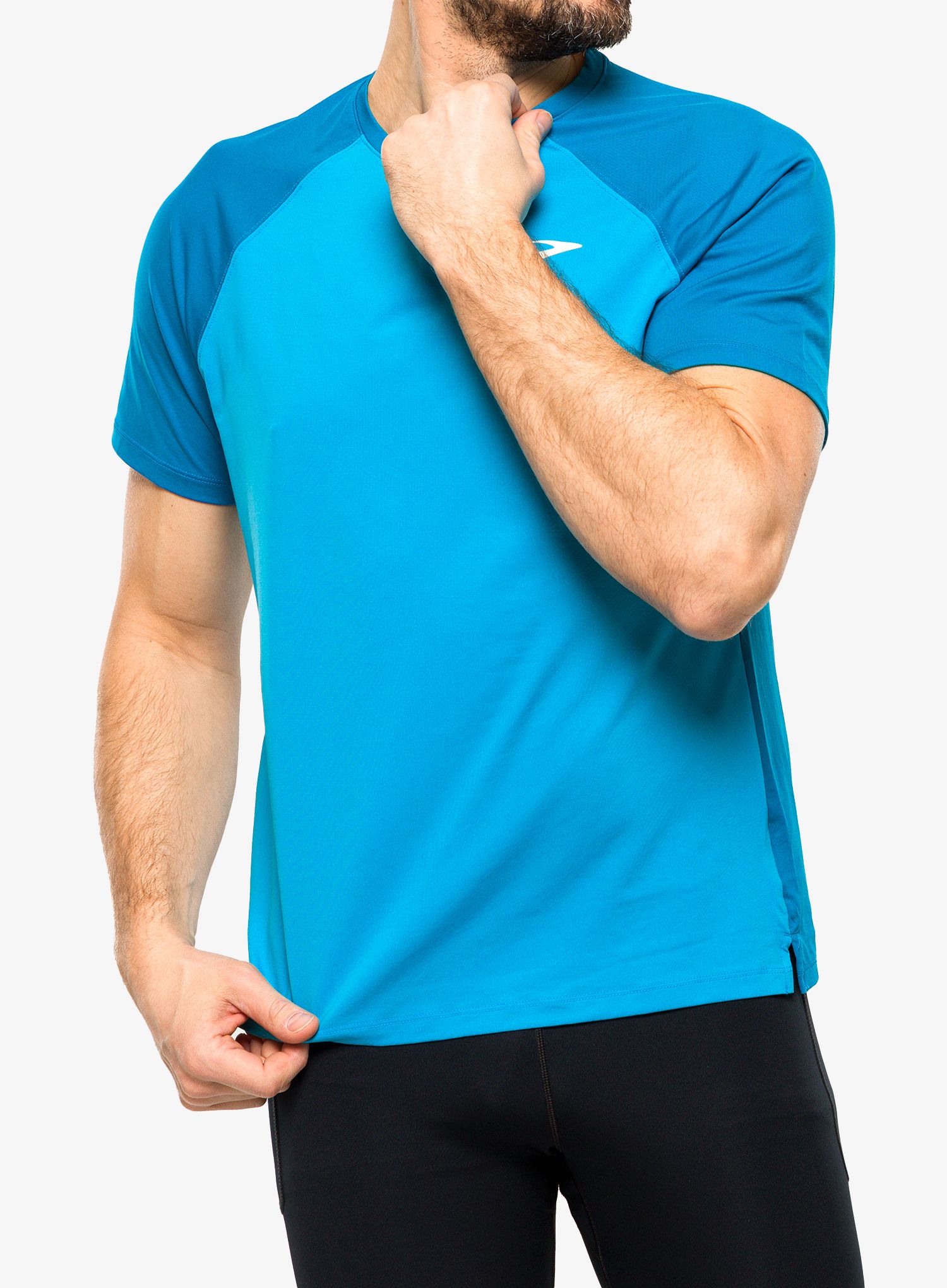 Majica za tek Brooks Atmosphere Short Sleeve 2.0 - hyper blue/pacific