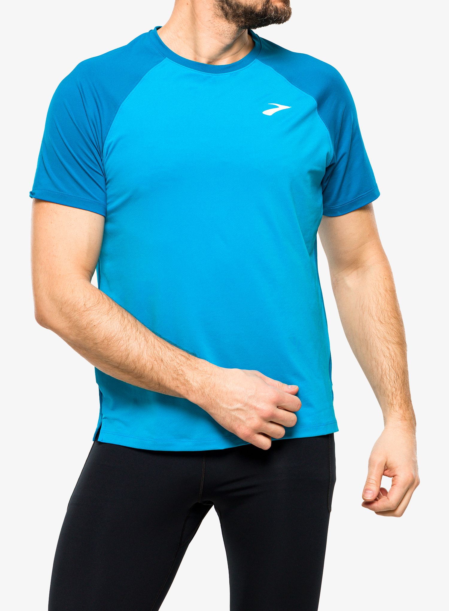 Majica za tek Brooks Atmosphere Short Sleeve 2.0 - hyper blue/pacific