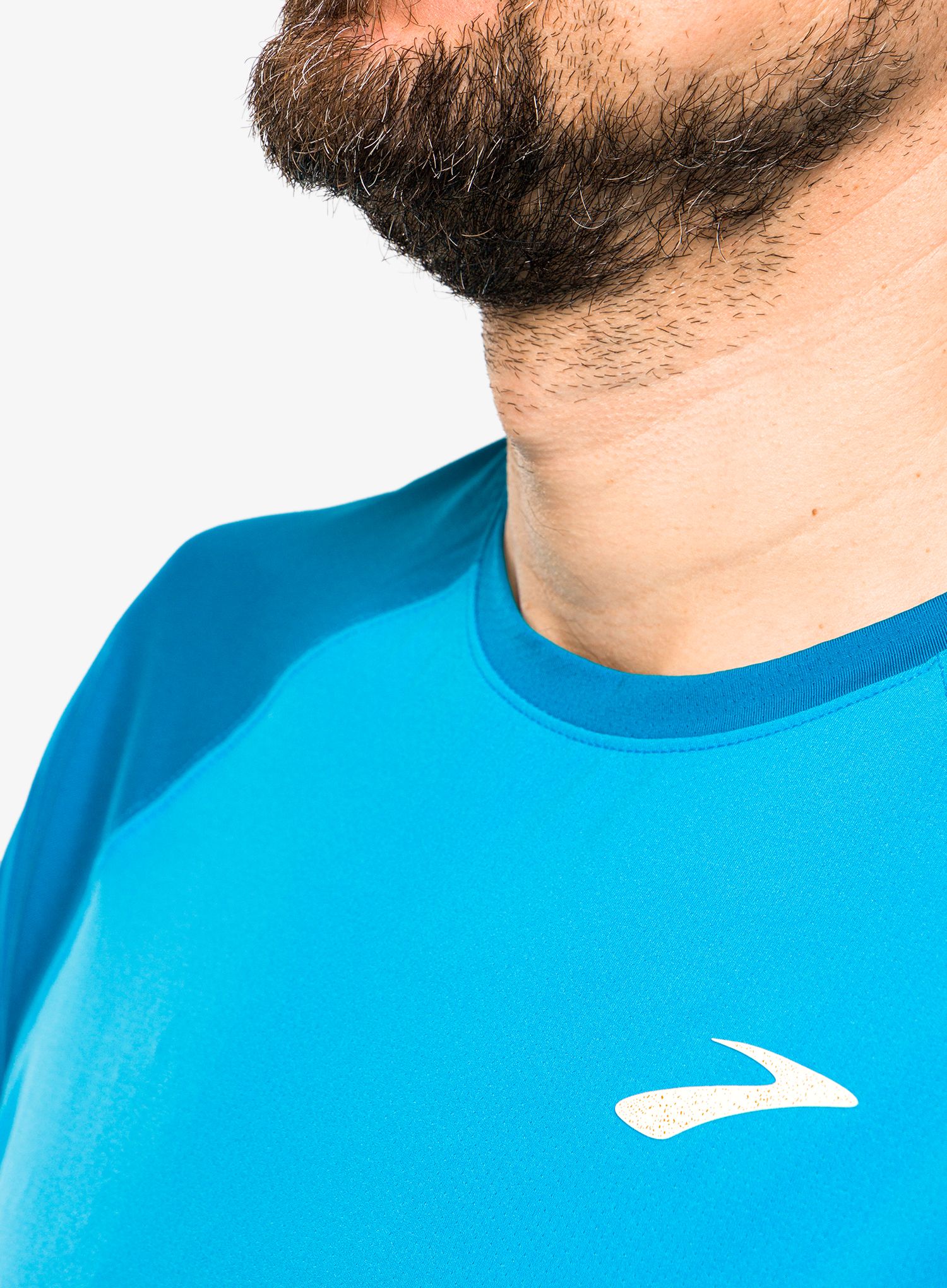 Majica za tek Brooks Atmosphere Short Sleeve 2.0 - hyper blue/pacific