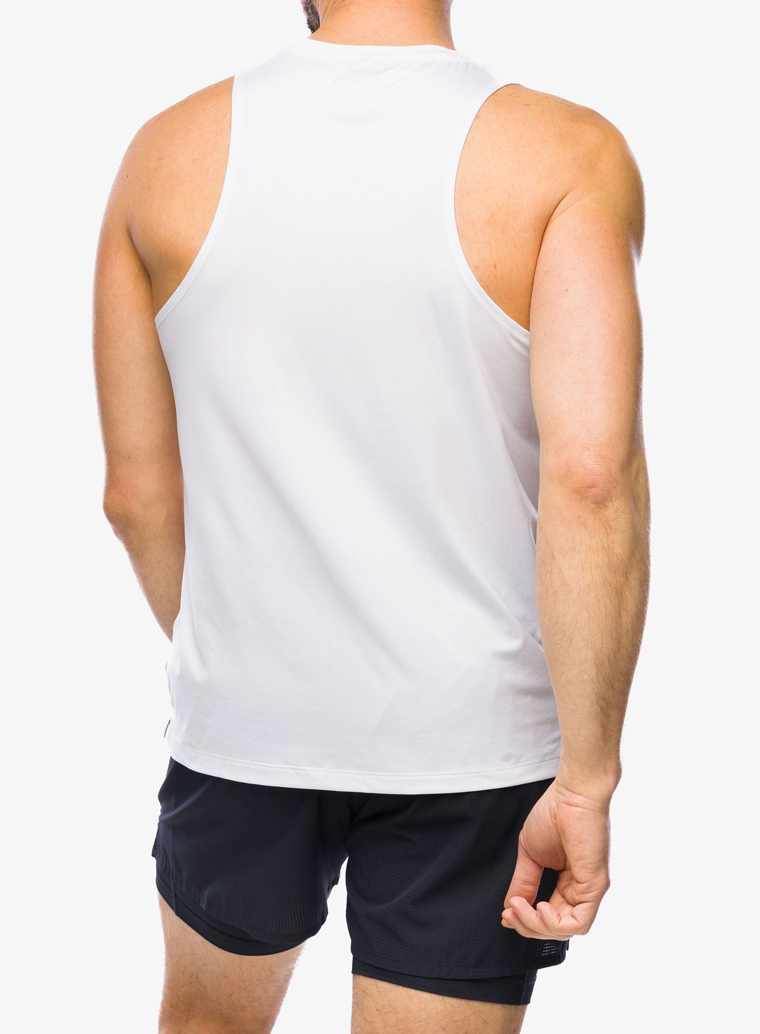 Majica za tek Brooks Atmosphere Singlet 2.0 - white/interval gradient