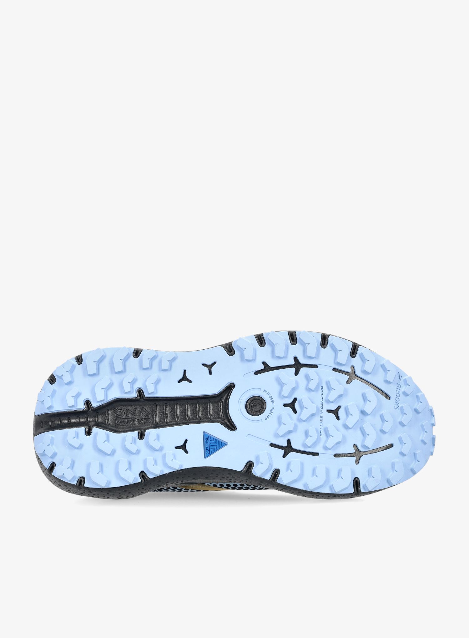 Ženski tekaški čevlji Brooks Caldera 6 - black/blue/yellow