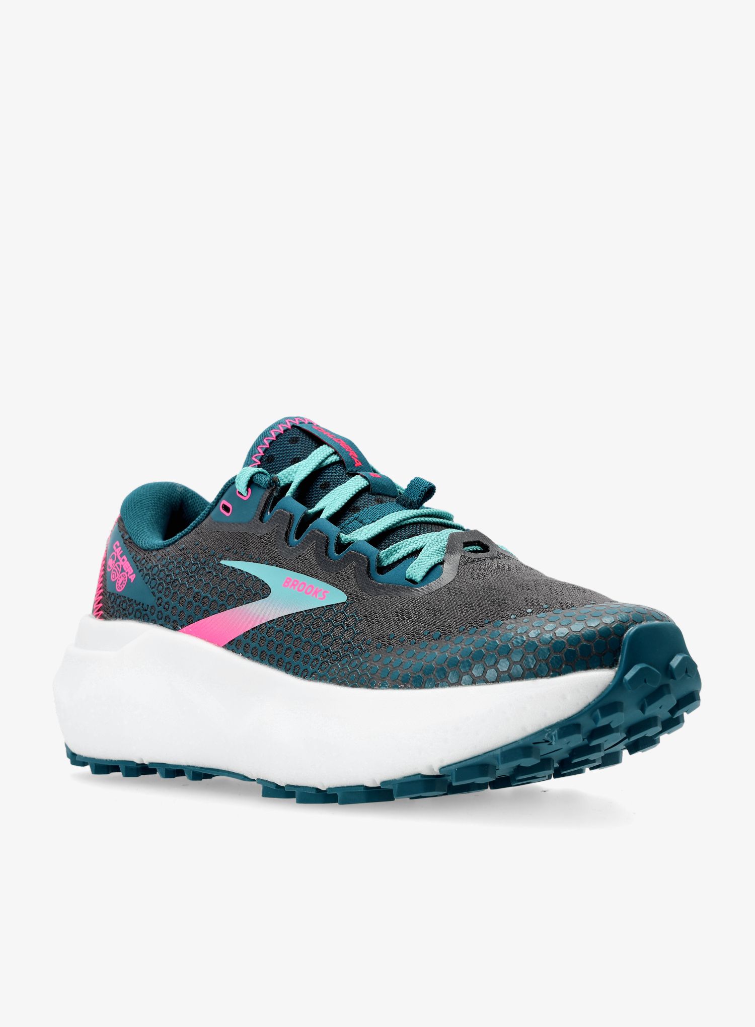 Ženski tekaški čevlji Brooks Caldera 6 - pearl/blue coral/pink