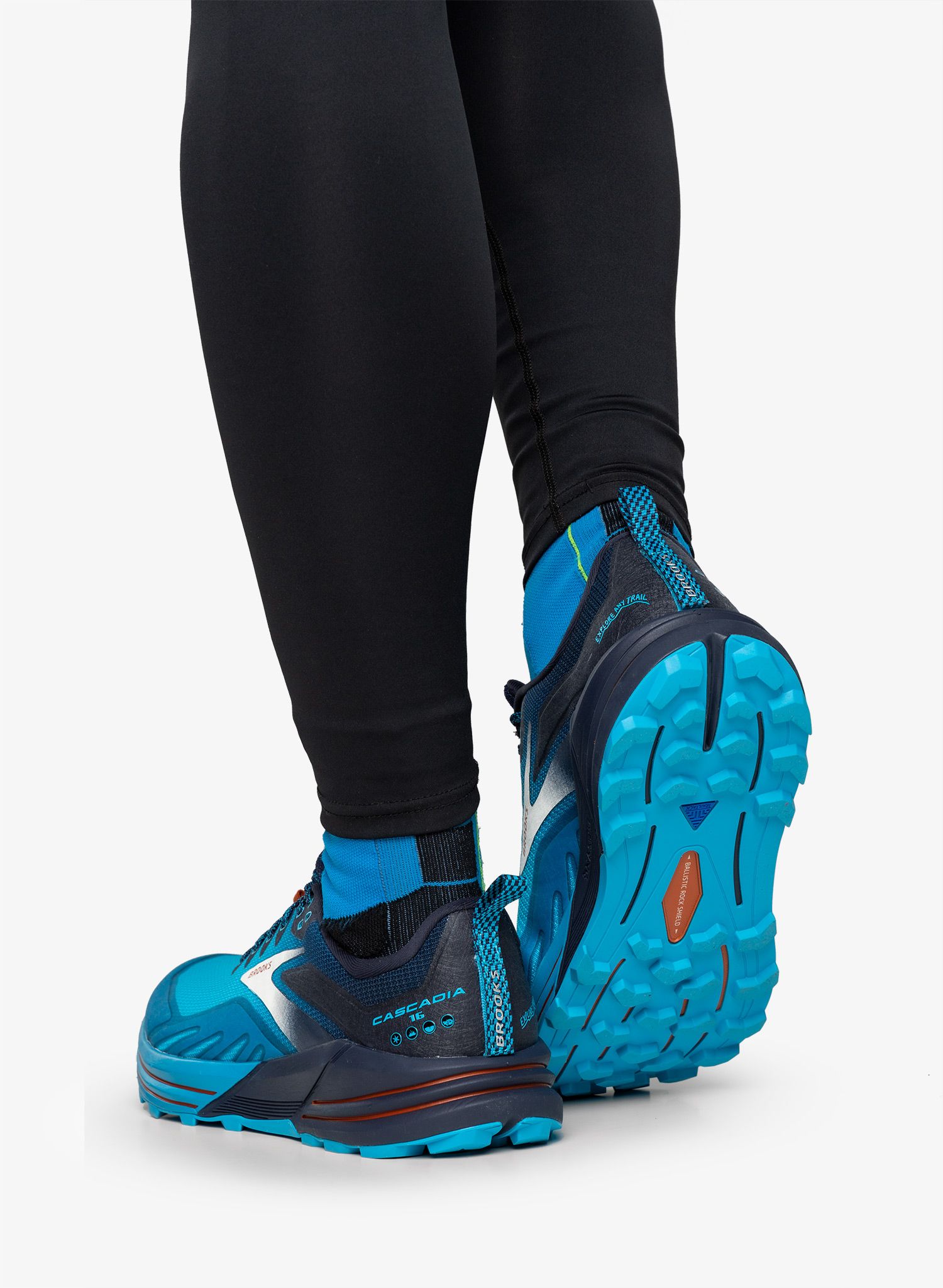 Moški tekaški čevlji Brooks Cascadia 16 - peacoat/atomic blue/rooibos