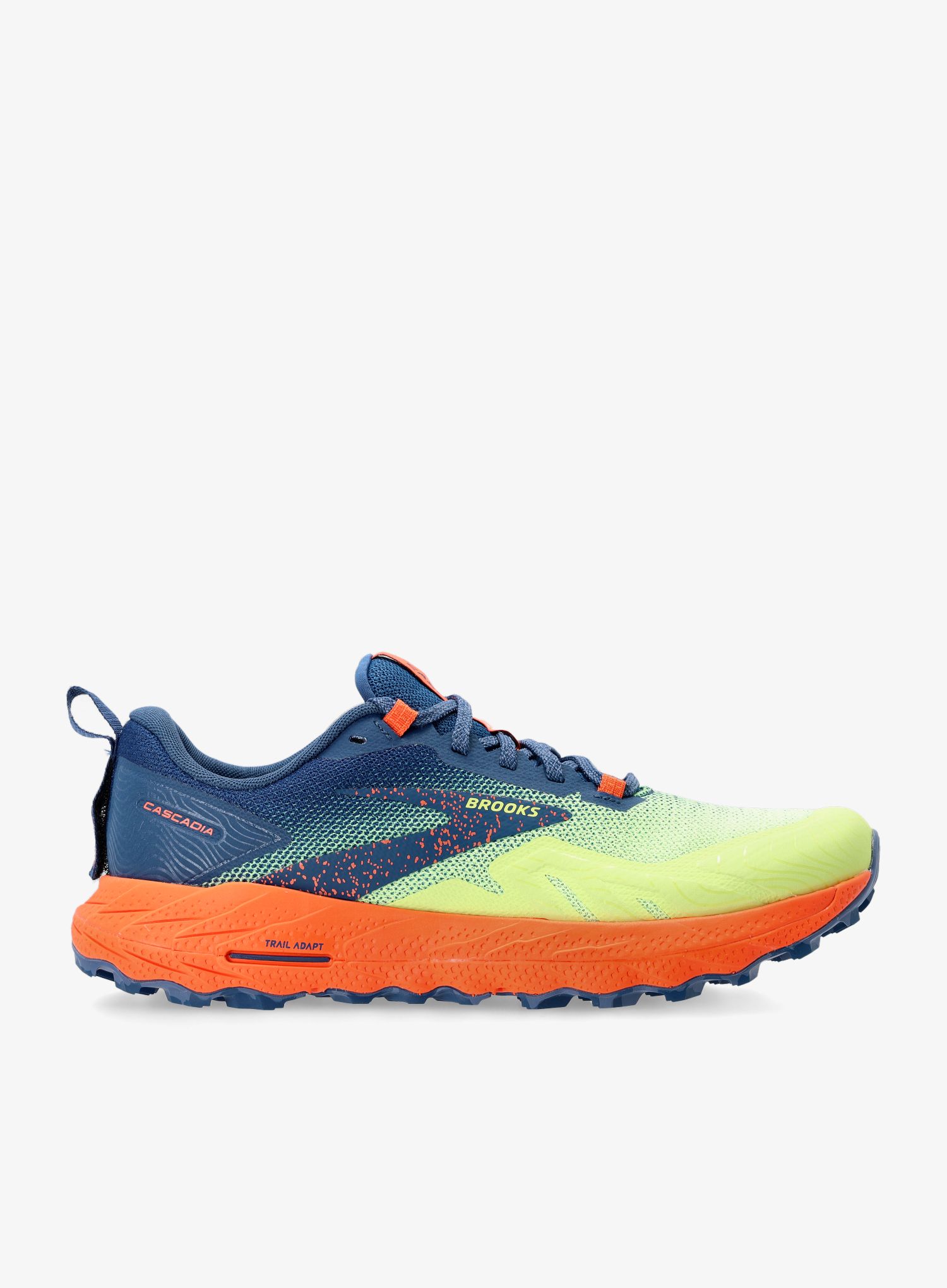 Trail tekaški čevlji Brooks Cascadia 17 - sharp green/navy/firecracker