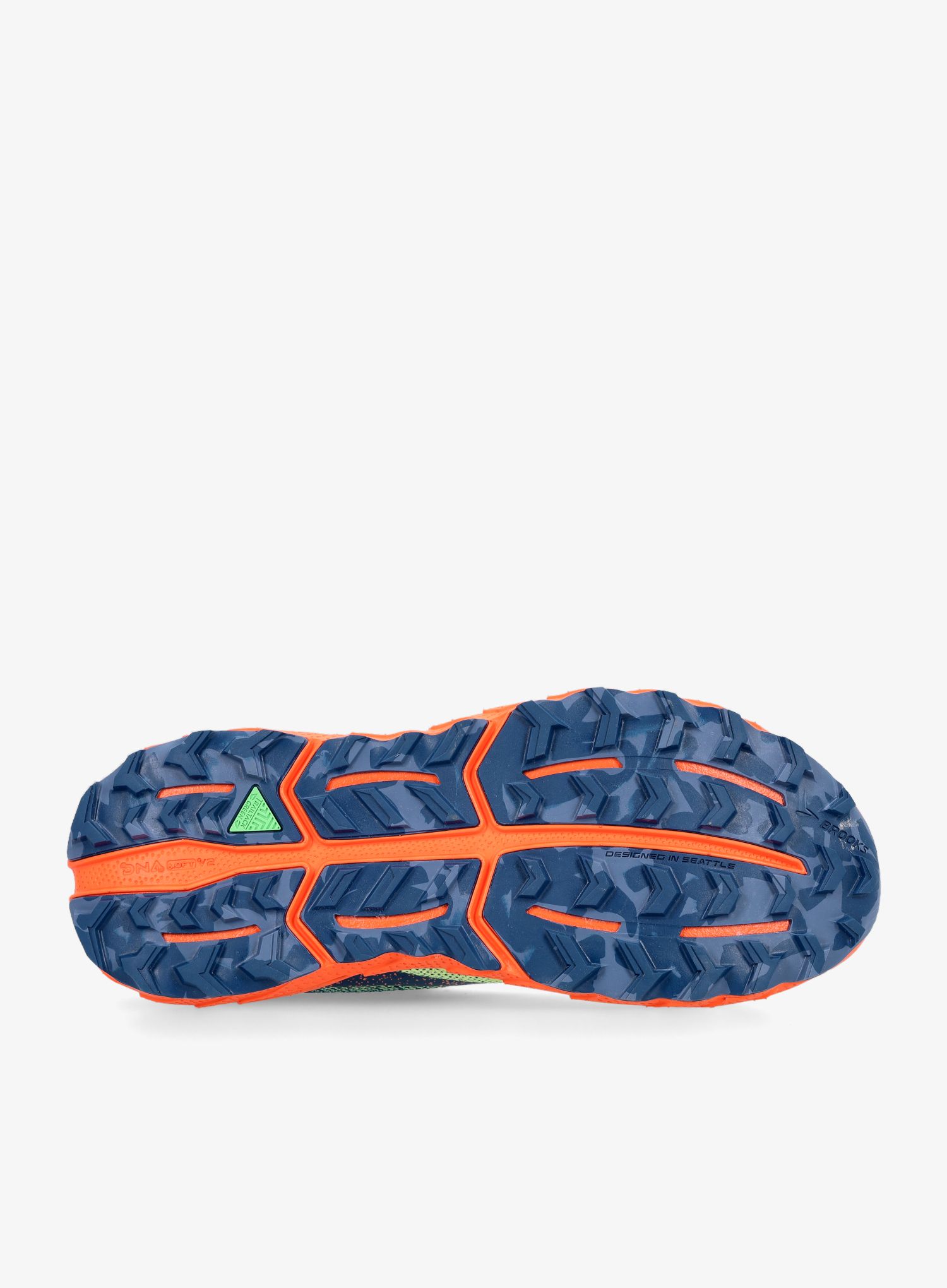 Trail tekaški čevlji Brooks Cascadia 17 - sharp green/navy/firecracker