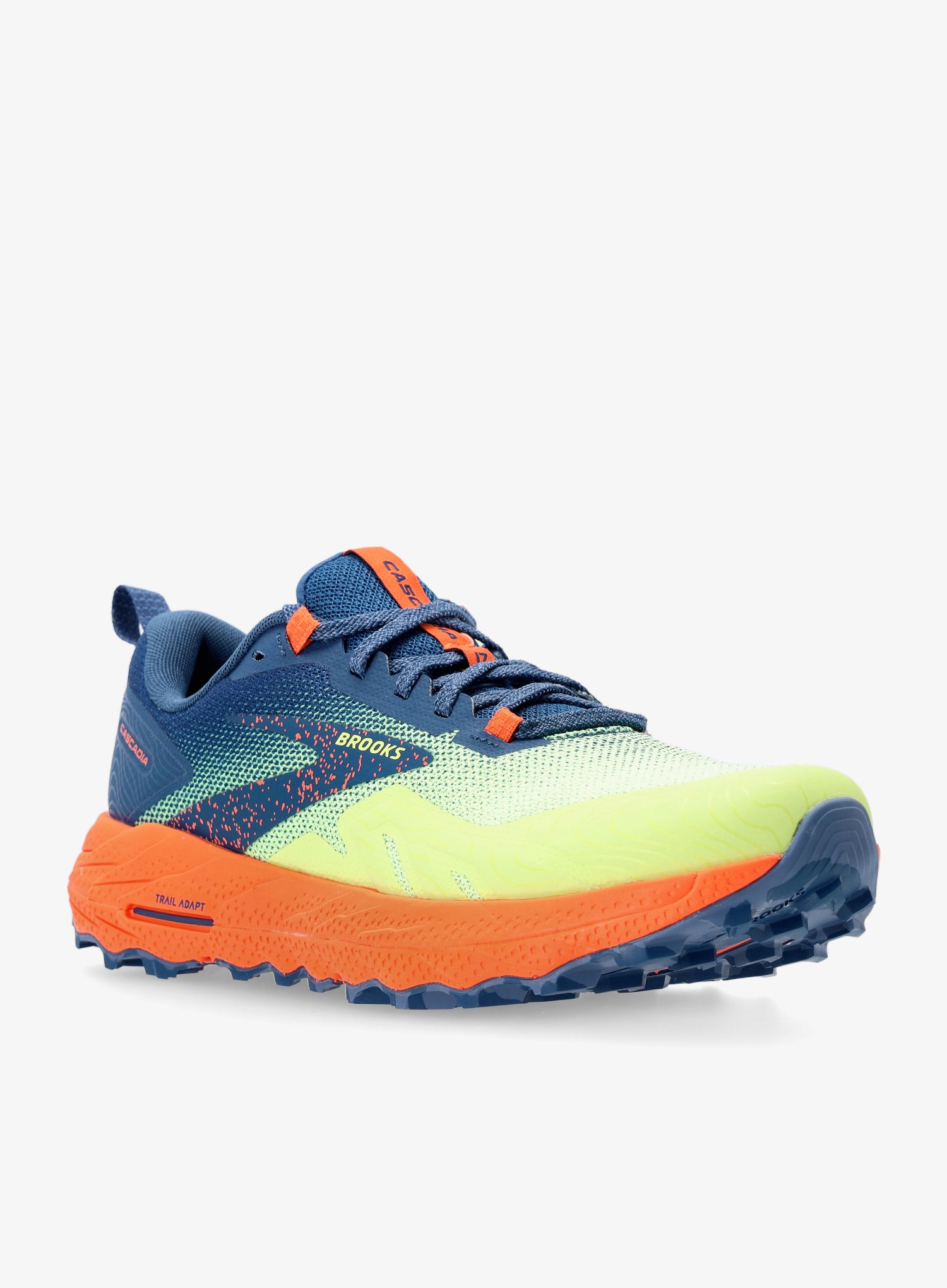 Trail tekaški čevlji Brooks Cascadia 17 - sharp green/navy/firecracker