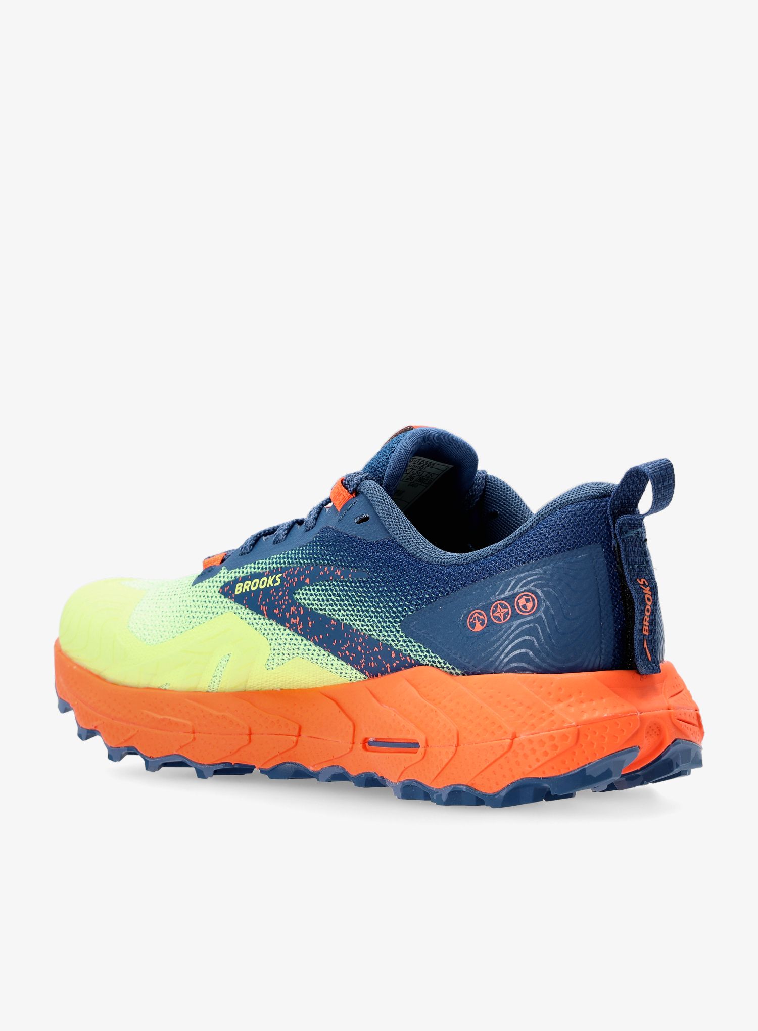 Trail tekaški čevlji Brooks Cascadia 17 - sharp green/navy/firecracker