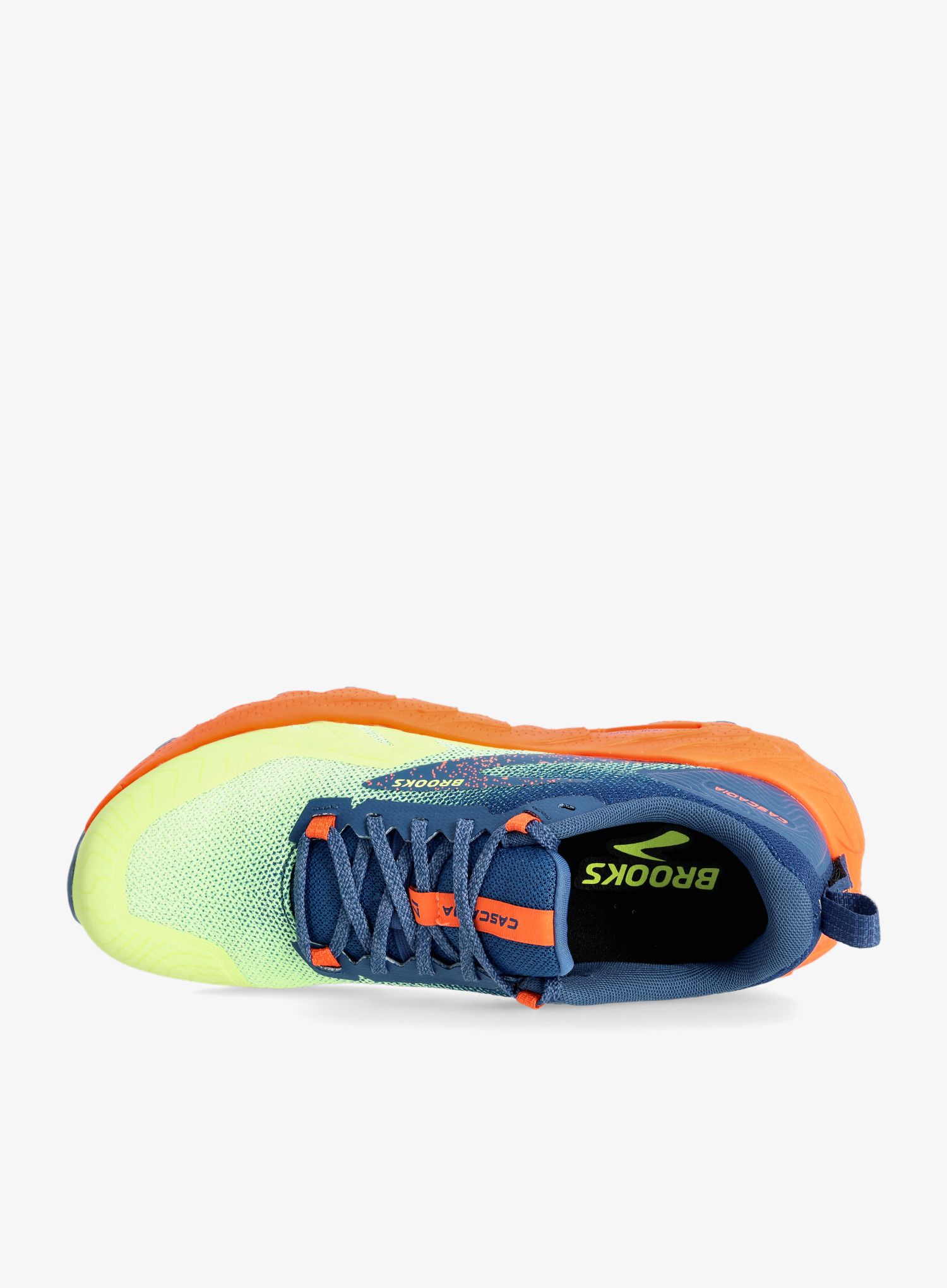 Trail tekaški čevlji Brooks Cascadia 17 - sharp green/navy/firecracker