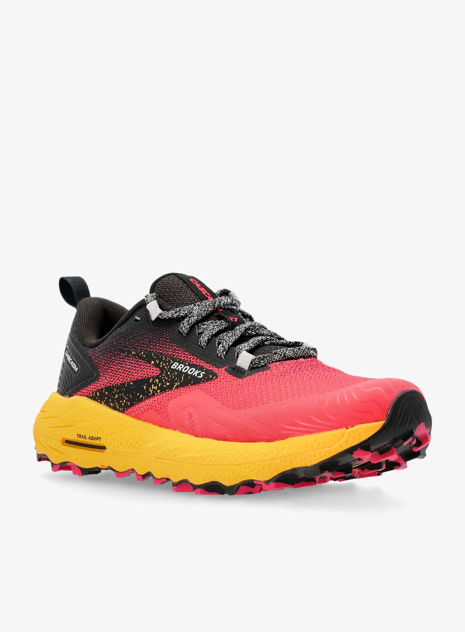 Ženski tekaški čevlji Brooks Cascadia 17 - diva pink/black/lemon