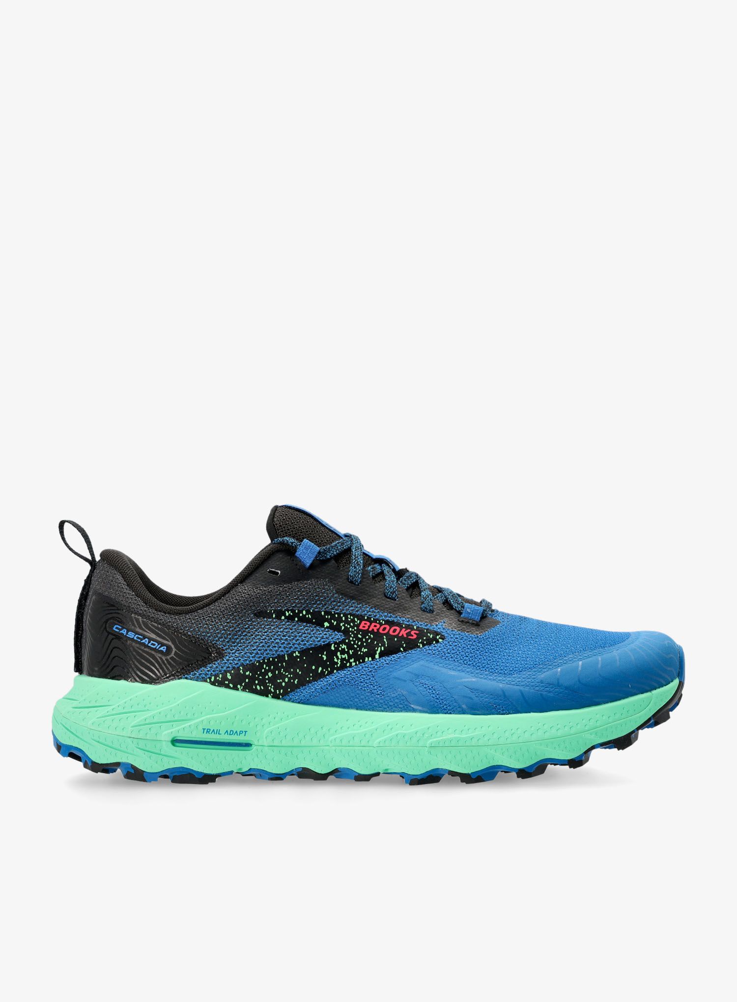 Trail tekaški čevlji Brooks Cascadia 17 - victoria blue/black/spring
