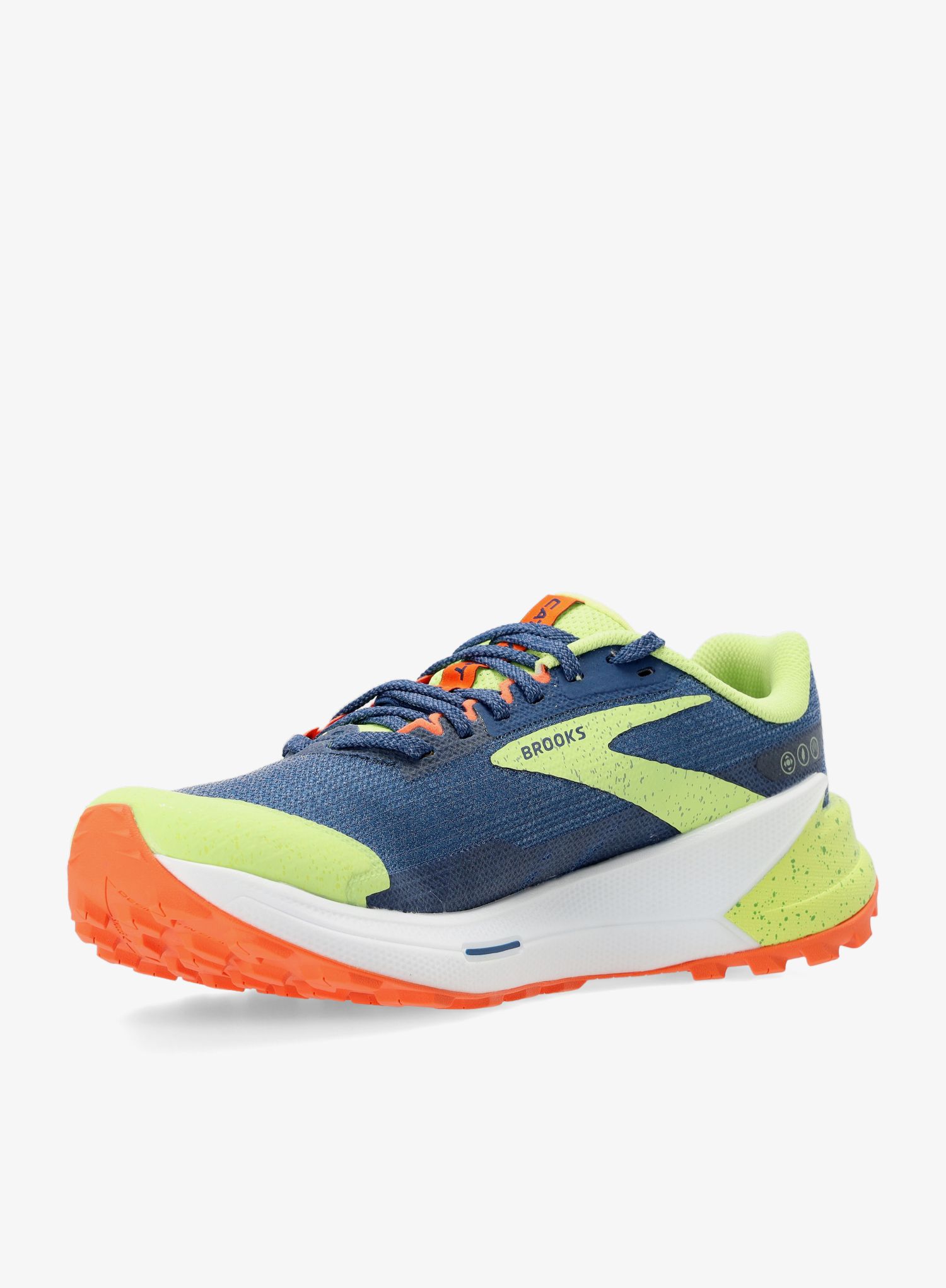 Trail tekaški čevlji Brooks Catamount 2 - navy/firecracker/sharp green