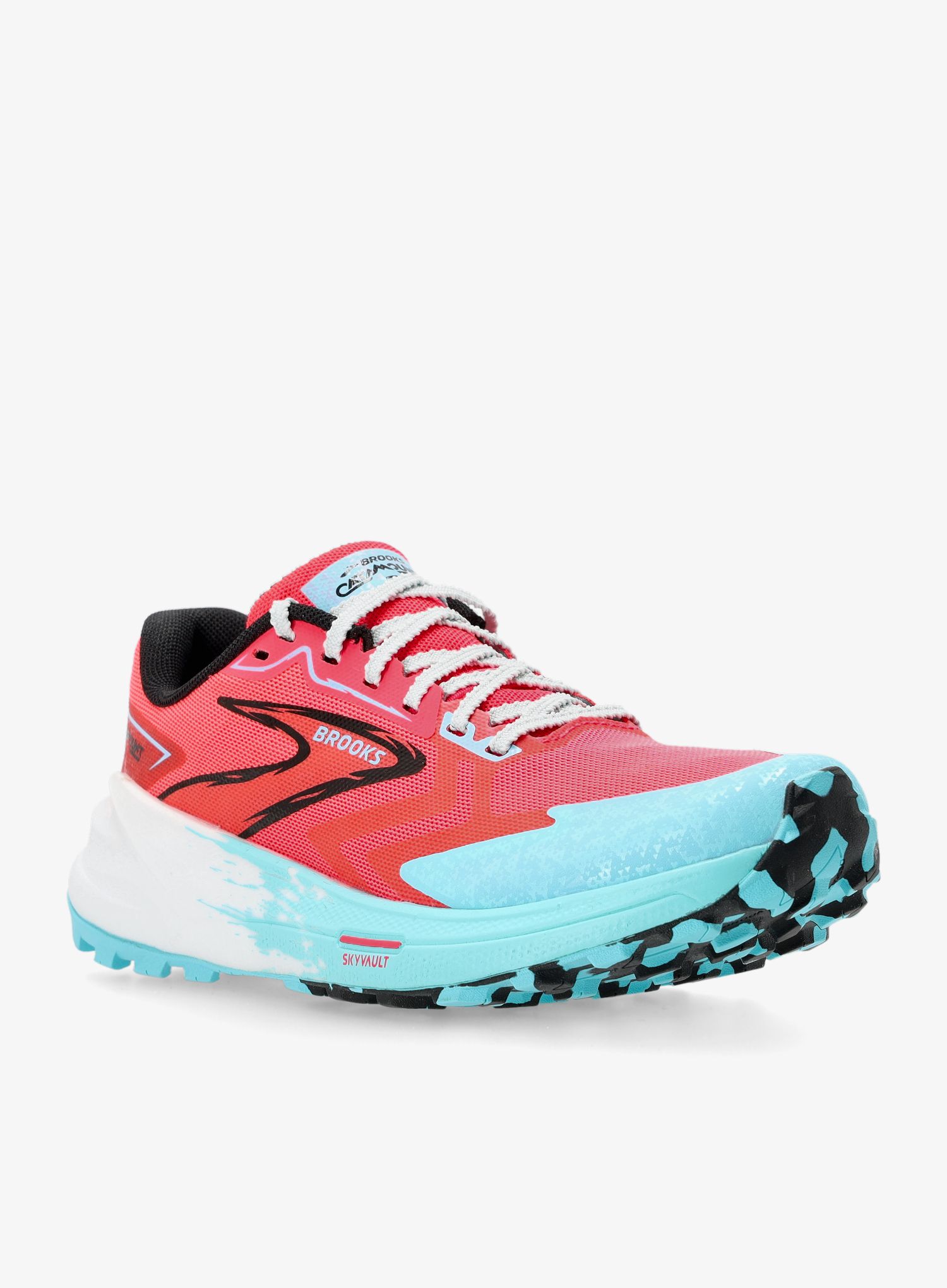 Ženski tekaški čevlji Brooks Catamount 3 - diva pink/bluefish/black
