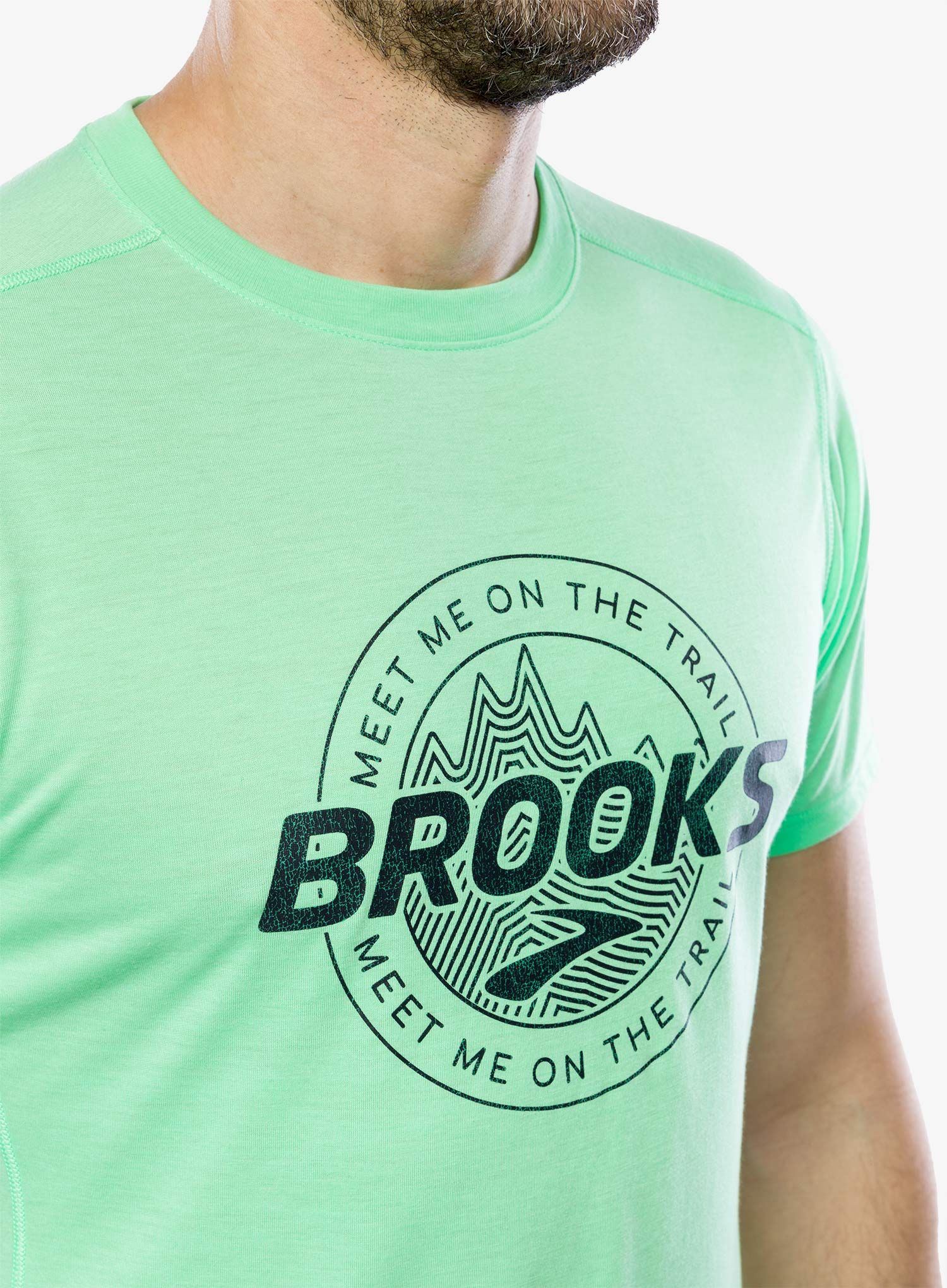Športna majica Brooks Distance Short Sleeve 3.0 - hyper green/brooks