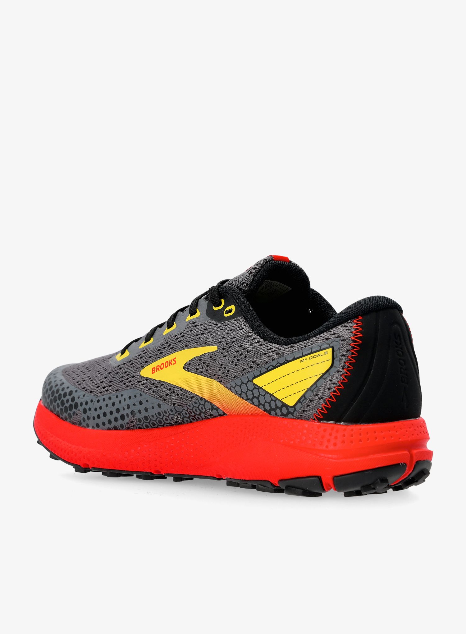 Moški tekaški čevlji Brooks Divide 3 - black/fiery red/blazing yellow