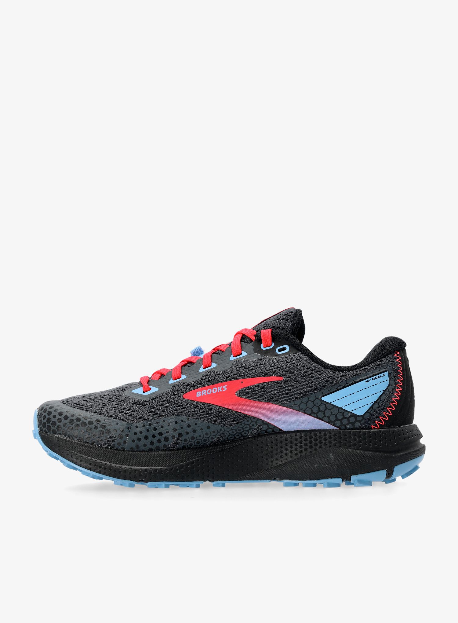 Ženski tekaški čevlji Brooks Divide 3 - ebony/black/diva pink