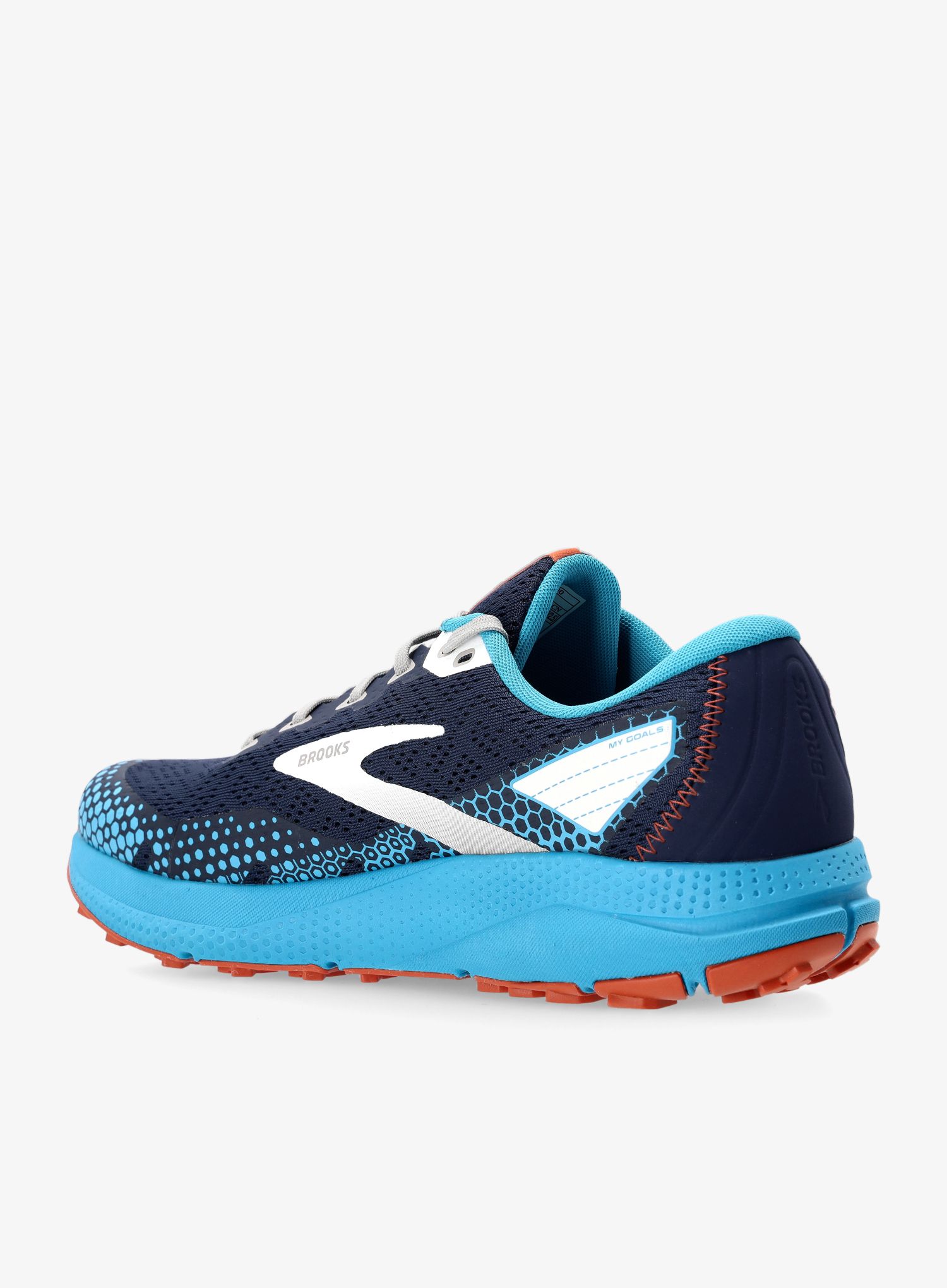 Moški tekaški čevlji Brooks Divide 3 - peacoat/atomic blue/rooibos