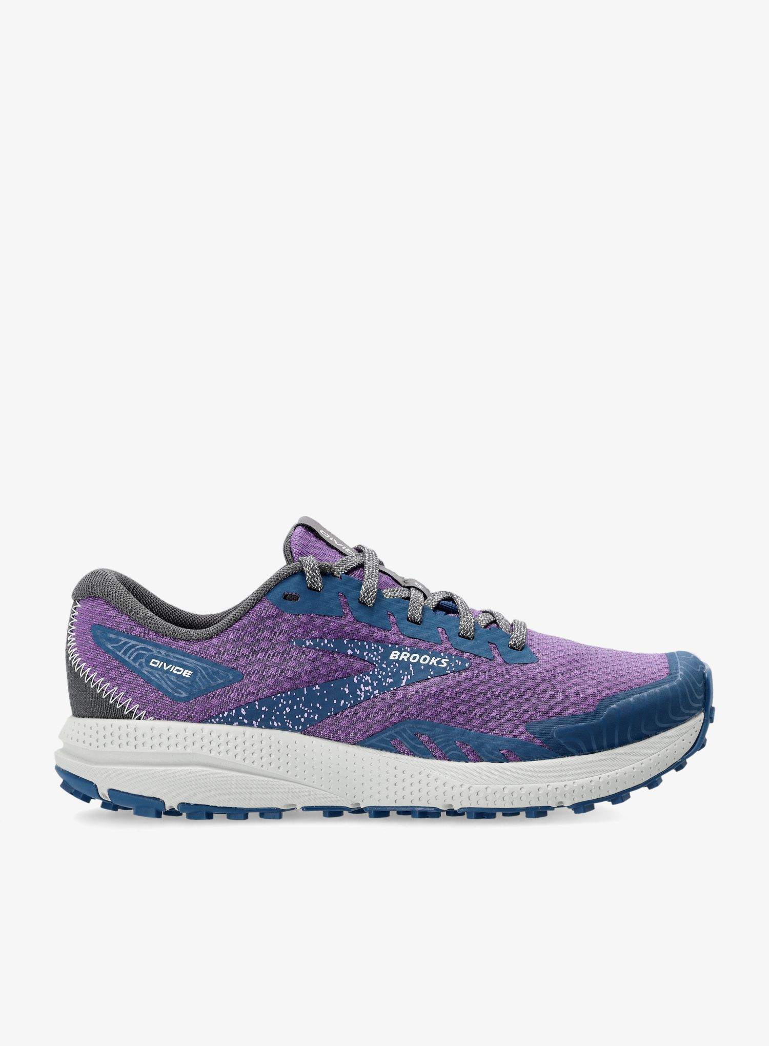 Ženski tekaški čevlji Brooks Divide 4 - purple/navy/oyster