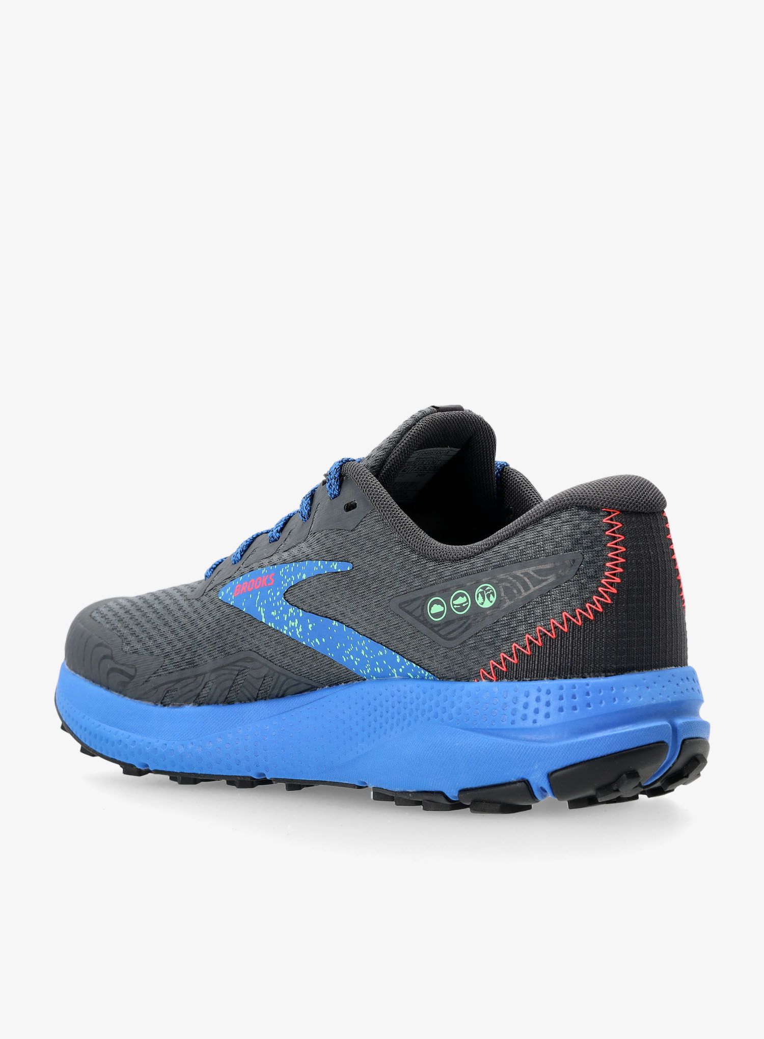 Trail tekaški čevlji Brooks Divide 4 - ebony/black/victoria blue