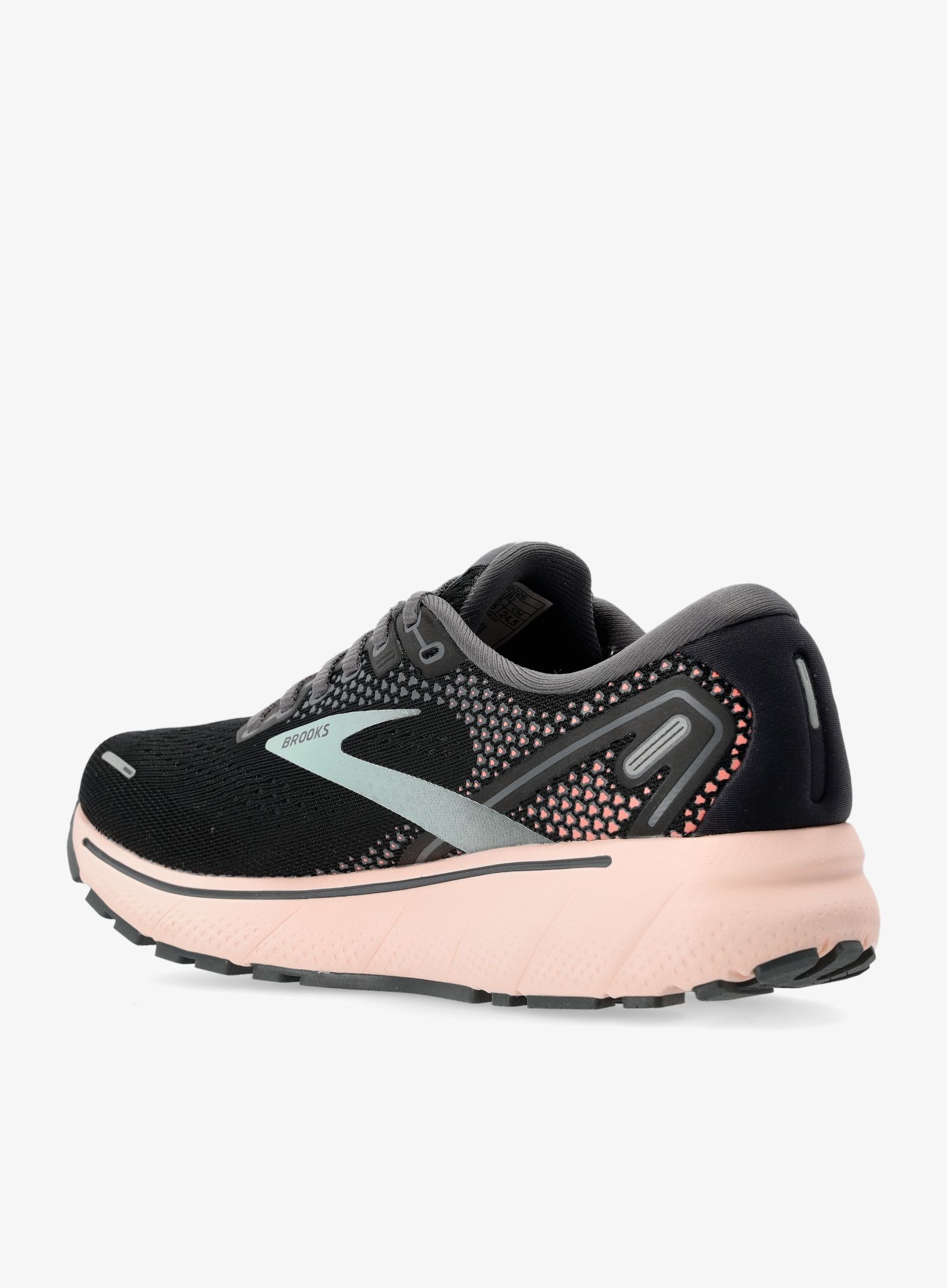 Ženski tekaški čevlji Brooks Ghost 14 - black/pearl/peach