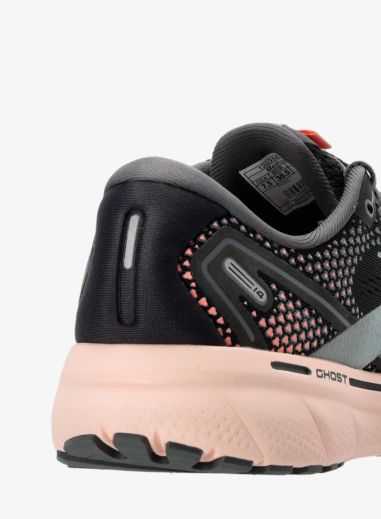 Ženski tekaški čevlji Brooks Ghost 14 - black/pearl/peach