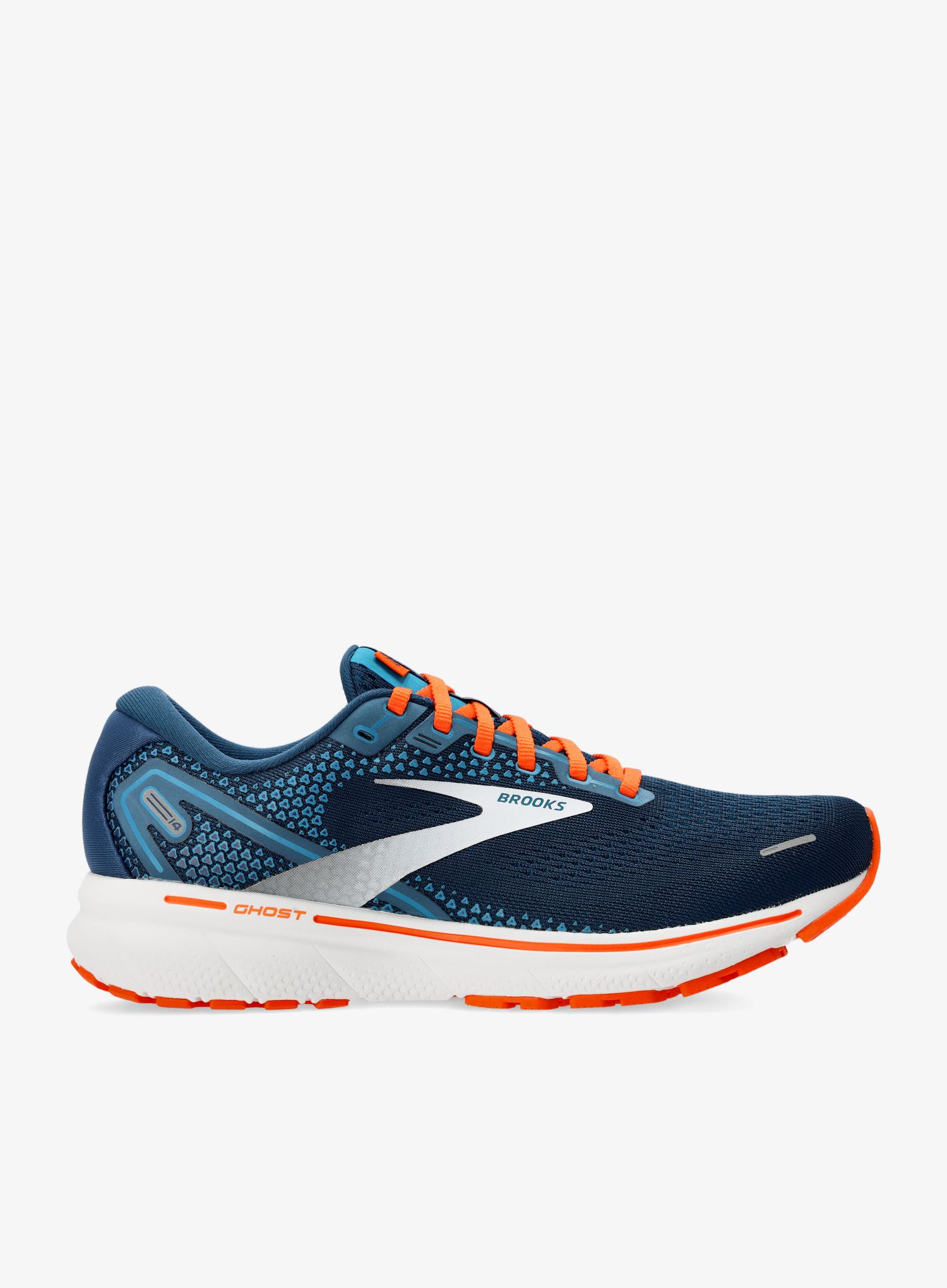Moški čevlji Brooks Ghost 14 - titan/teal/flame