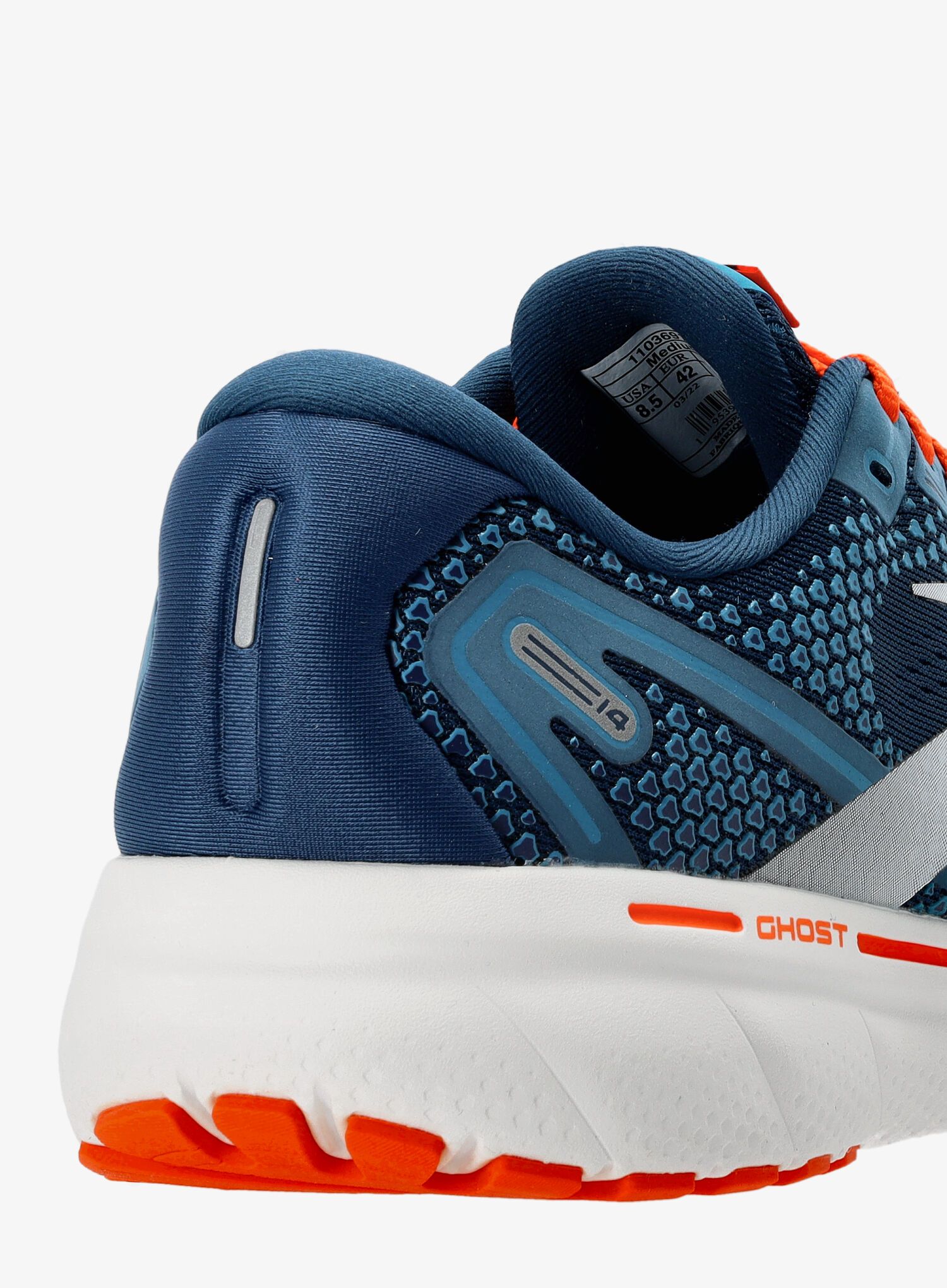 Moški čevlji Brooks Ghost 14 - titan/teal/flame