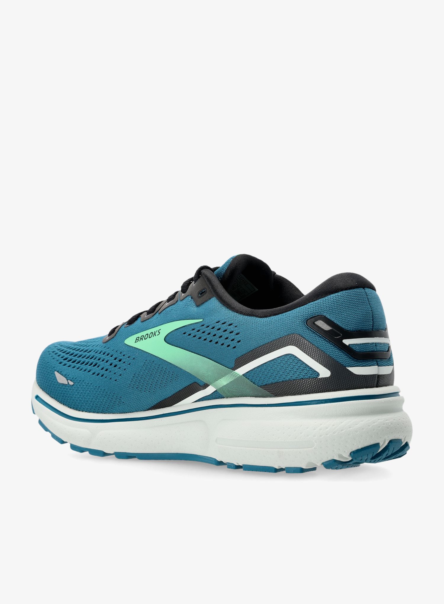 Moški tekaški čevlji Brooks Ghost 15 - morrocan blue/black/spring bud
