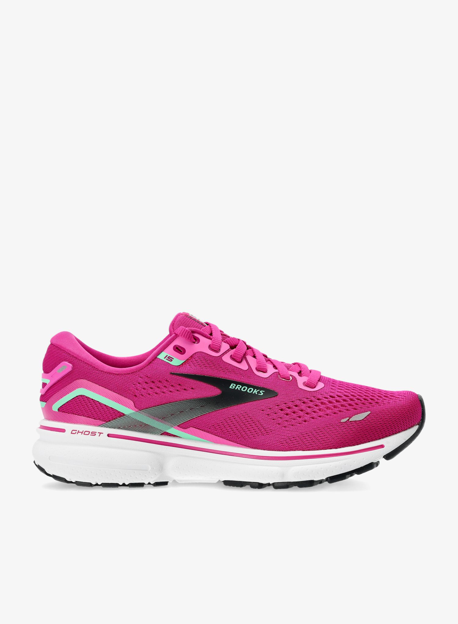 Ženski tekaški čevlji Brooks Ghost 15 - pink/festival fuchsia/black