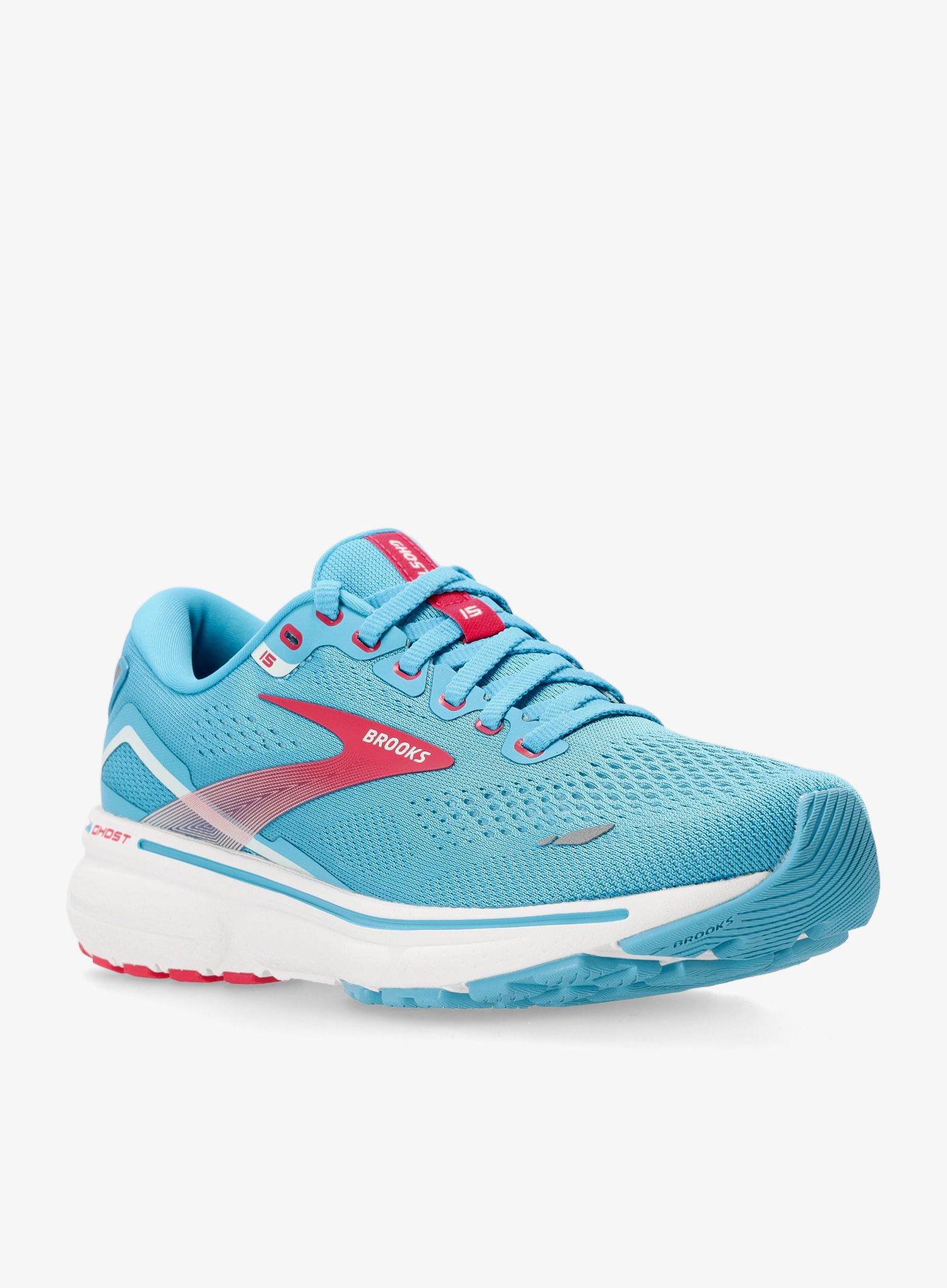 Ženski tekaški čevlji Brooks Ghost 15 - blue/raspberry/skylight