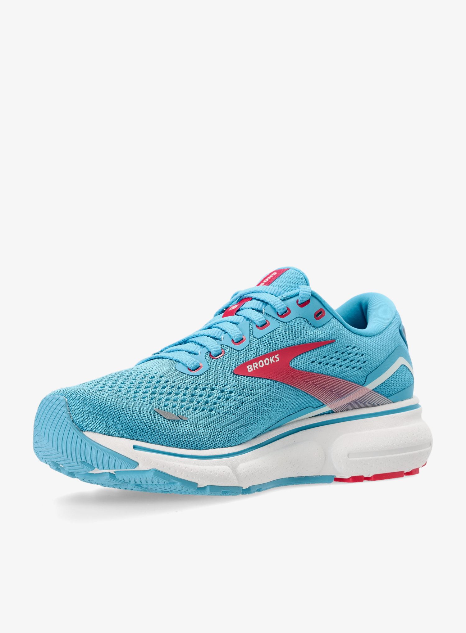Ženski tekaški čevlji Brooks Ghost 15 - blue/raspberry/skylight