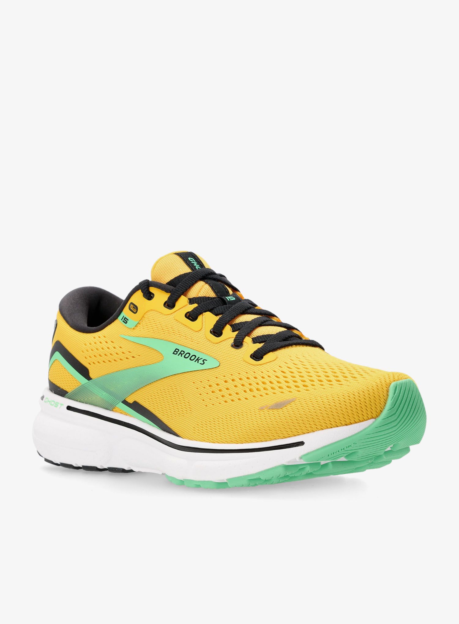Moški tekaški čevlji Brooks Ghost 15 - lemon chrome/black/spring