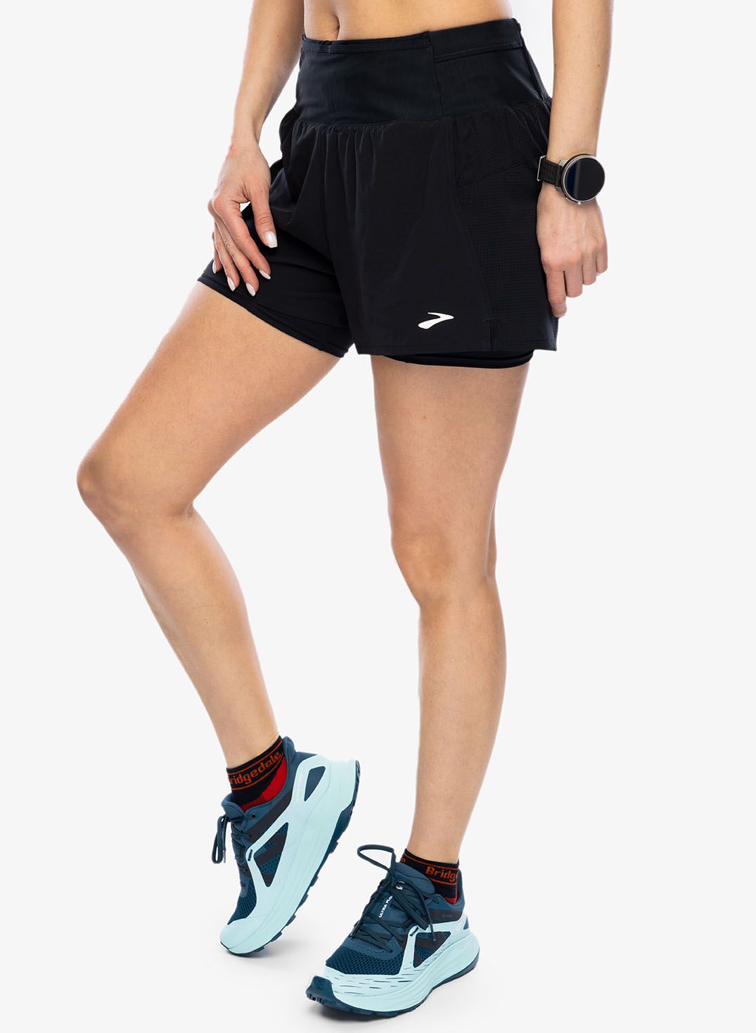 Ženske tekaške kratke hlače Brooks High Point 3in 2-in-1 Short 2.0