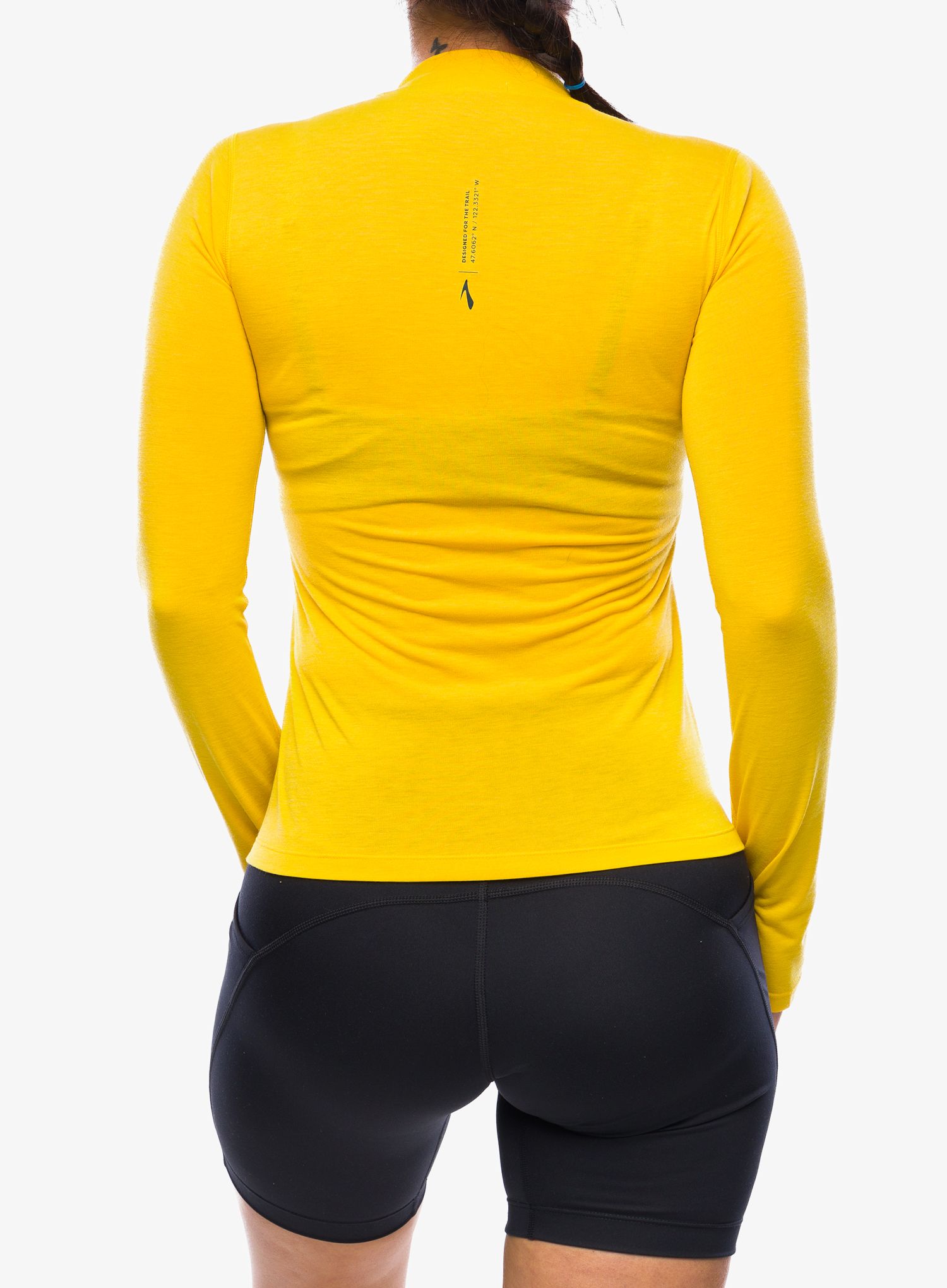 Ženska tekaška jopica Brooks High Point Long Sleeve - lemon chrome