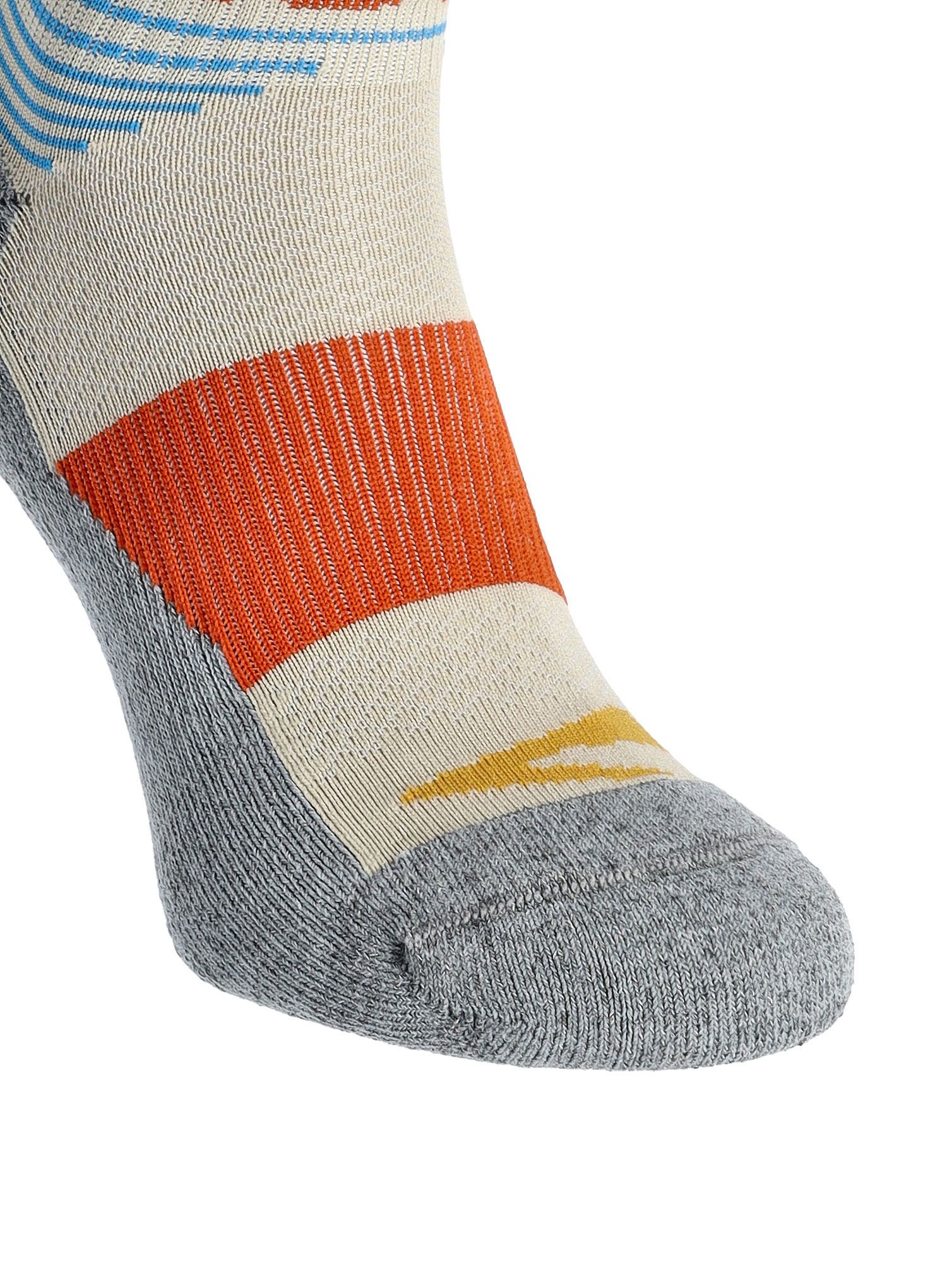 Tekaške nogavice Brooks High Point Quarter - oatmeal/red clay