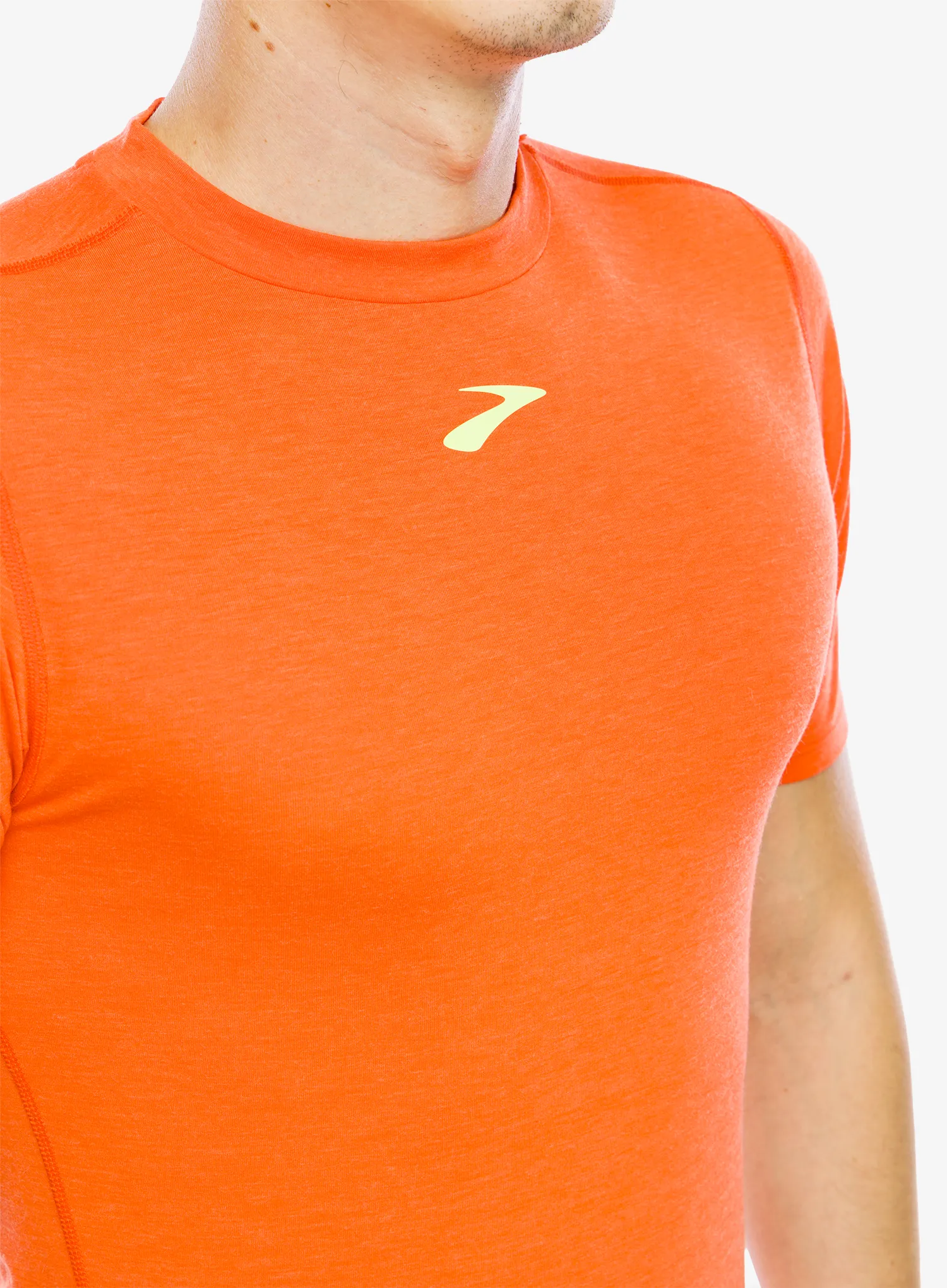 Majica za tek Brooks High Point Short Sleeve - cherry tomato