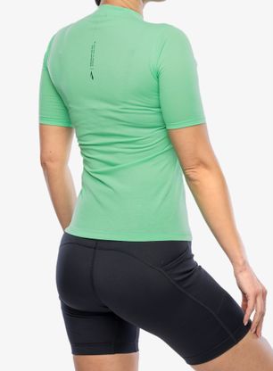 Ženska tekaška majica Brooks High Point Short Sleeve - hyper green