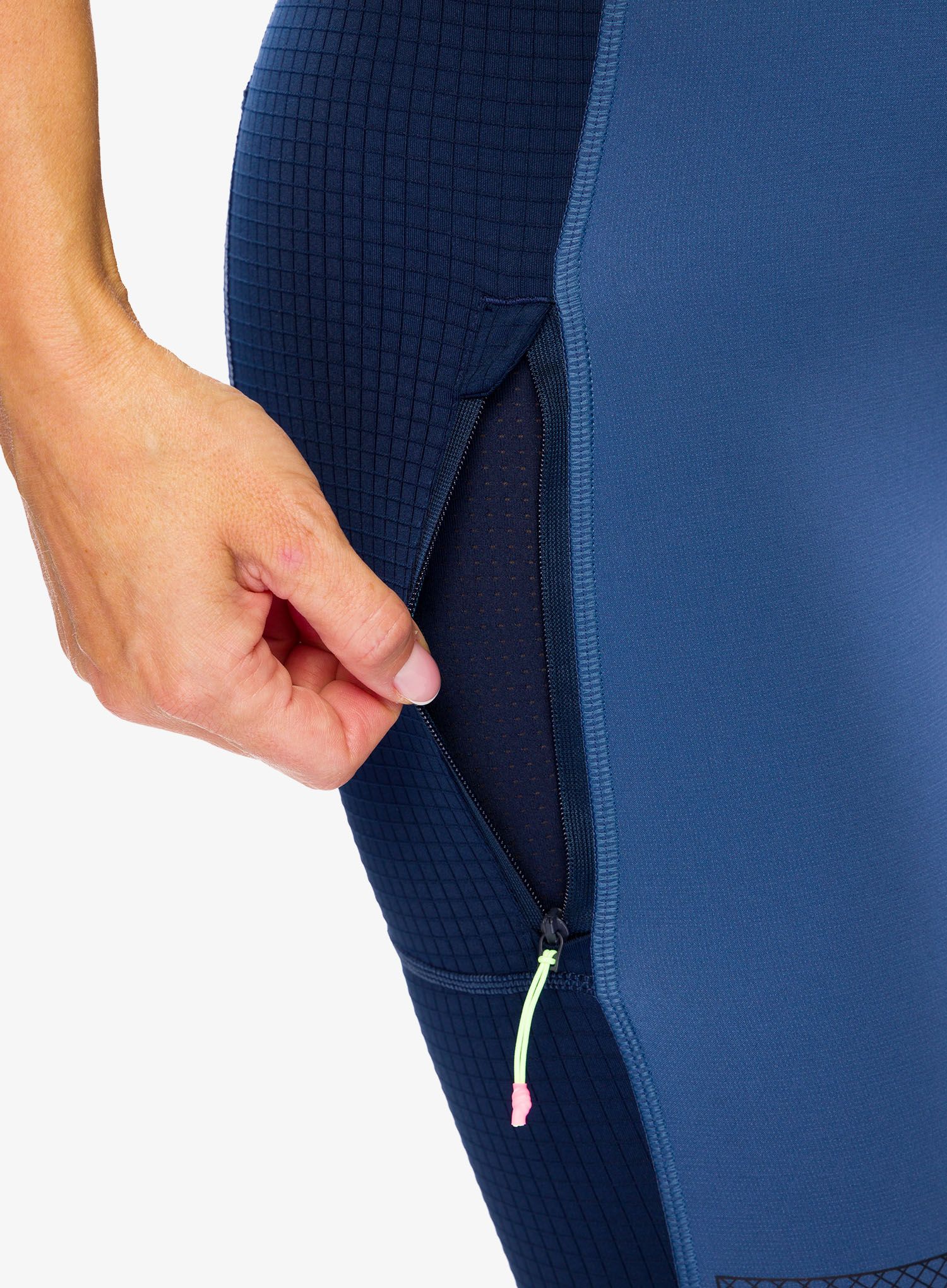 Ženske pajkice Brooks High Point Tight - ocean/navy