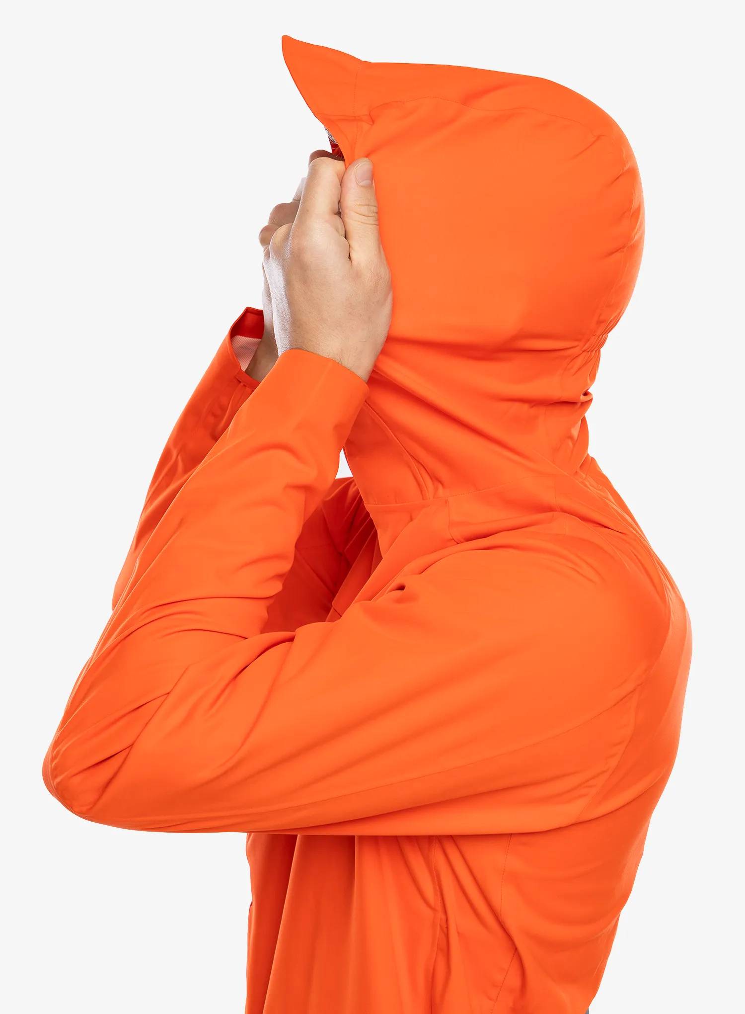 Nepremočljiva jakna Brooks High Point Waterproof Jacket - cherry tomato/phantom grey