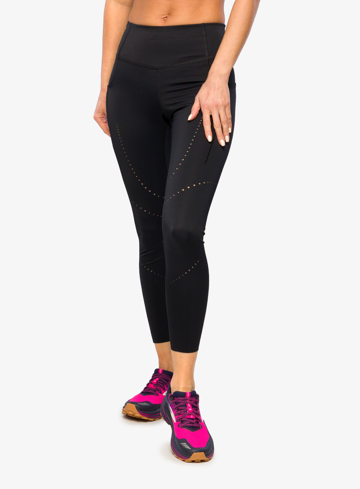 Ženske tekaške pajkice Brooks Method 7/8 Tight - black