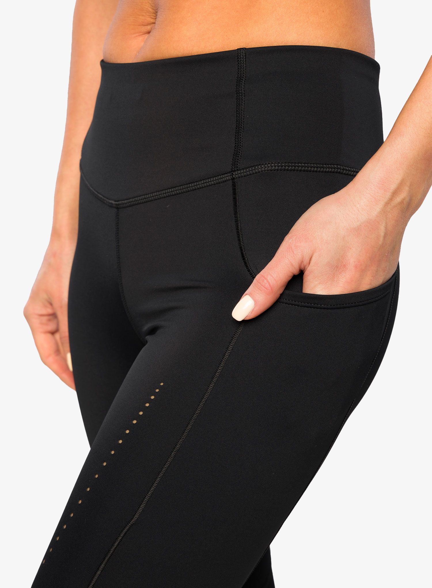Ženske tekaške pajkice Brooks Method 7/8 Tight - black