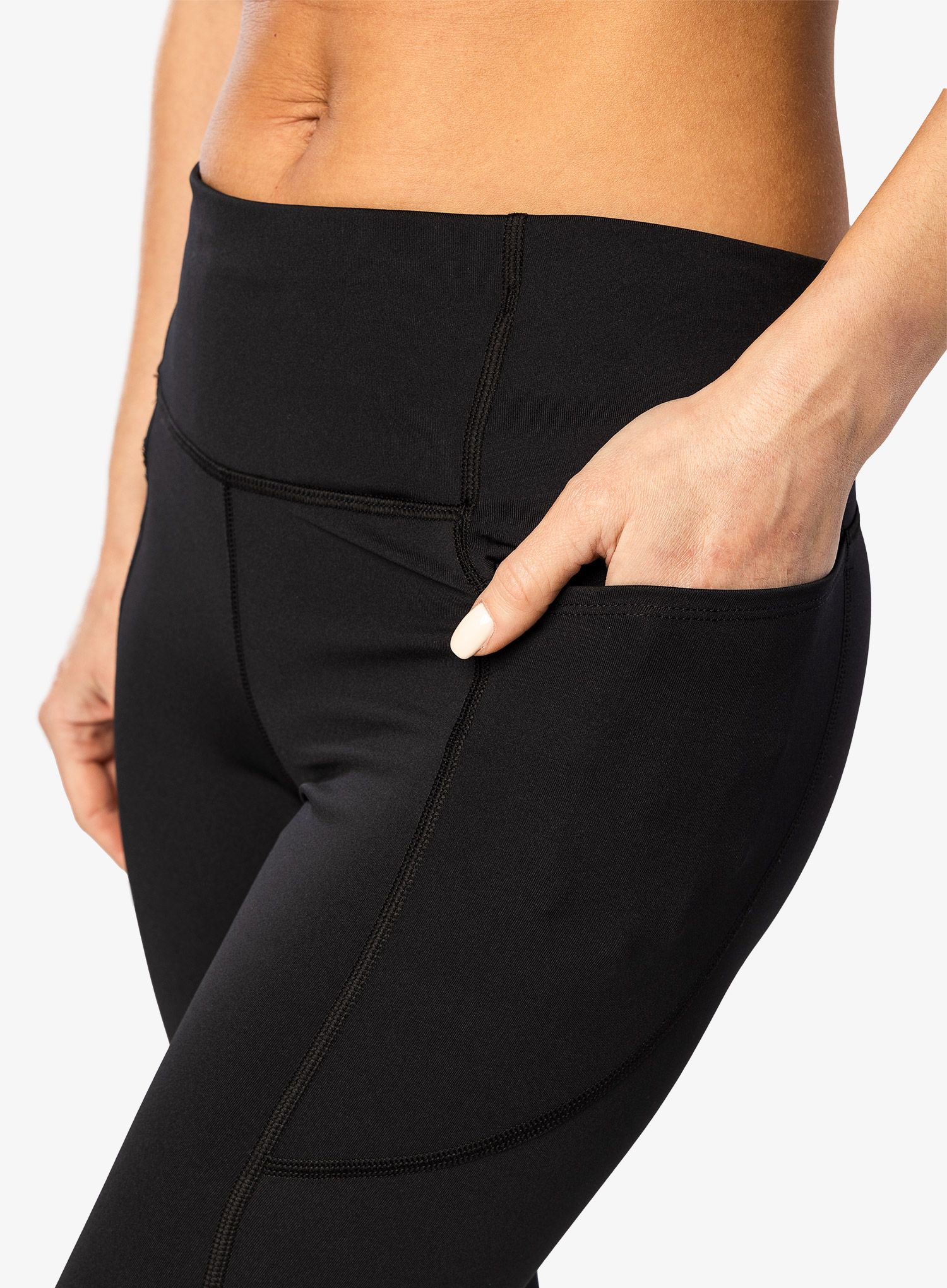 Ženske tekaške pajkice Brooks Moment Tight - black