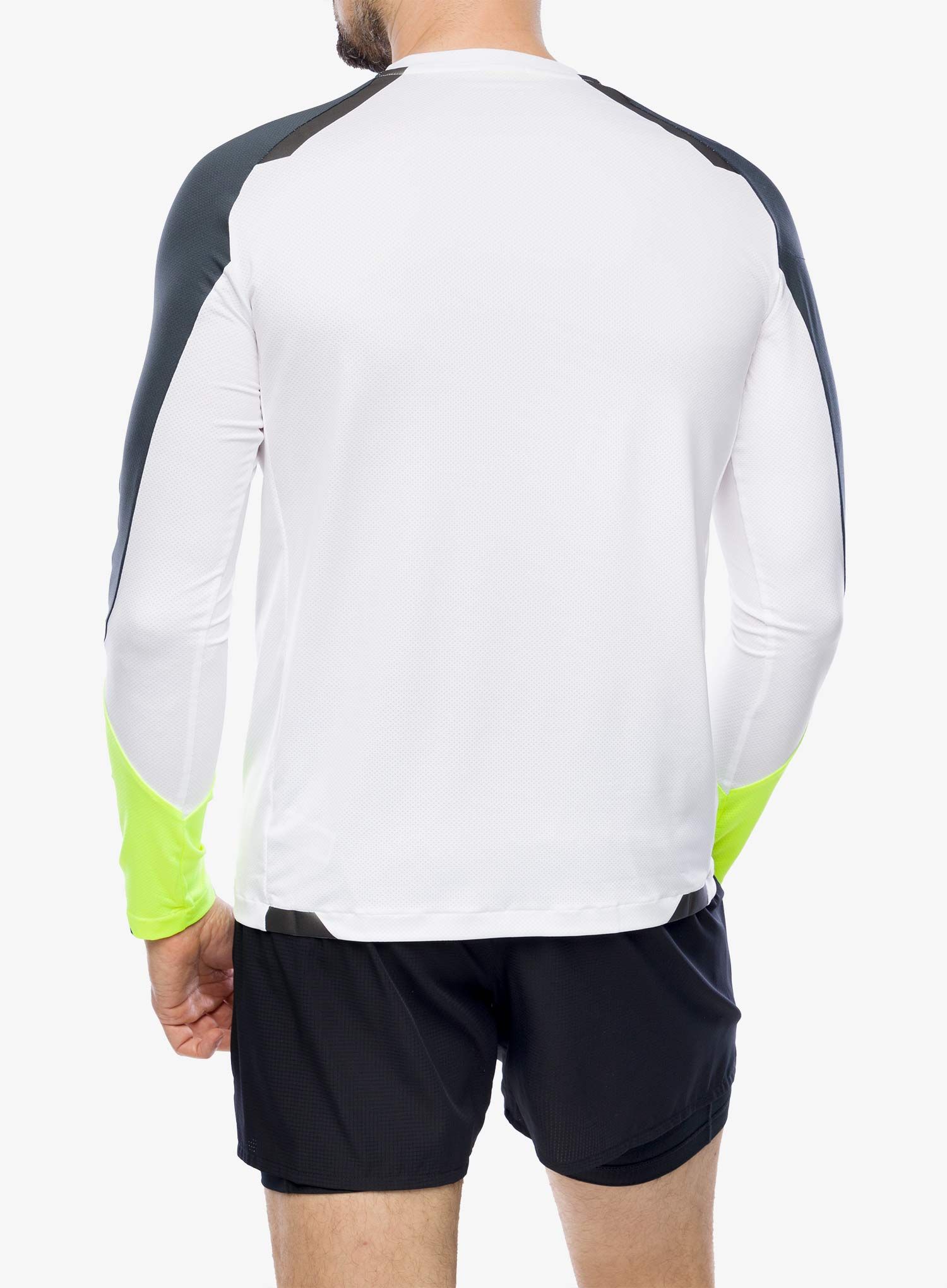 Tekaška jopica Brooks Run Visible Long Sleeve - white/asphalt/nightlife