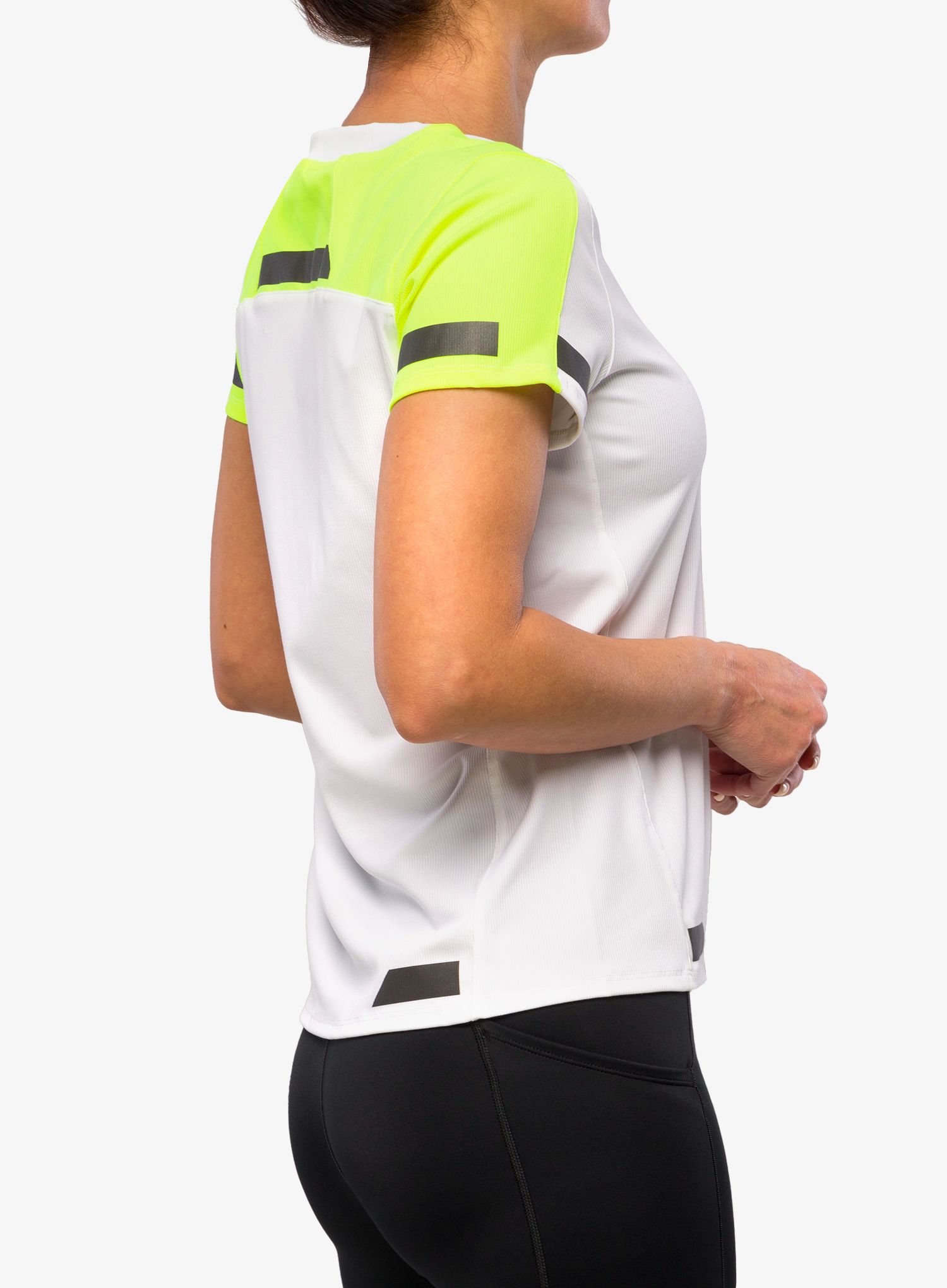 Ženska tekaška majica Brooks Run Visible Short Sleeve - white/nightlife